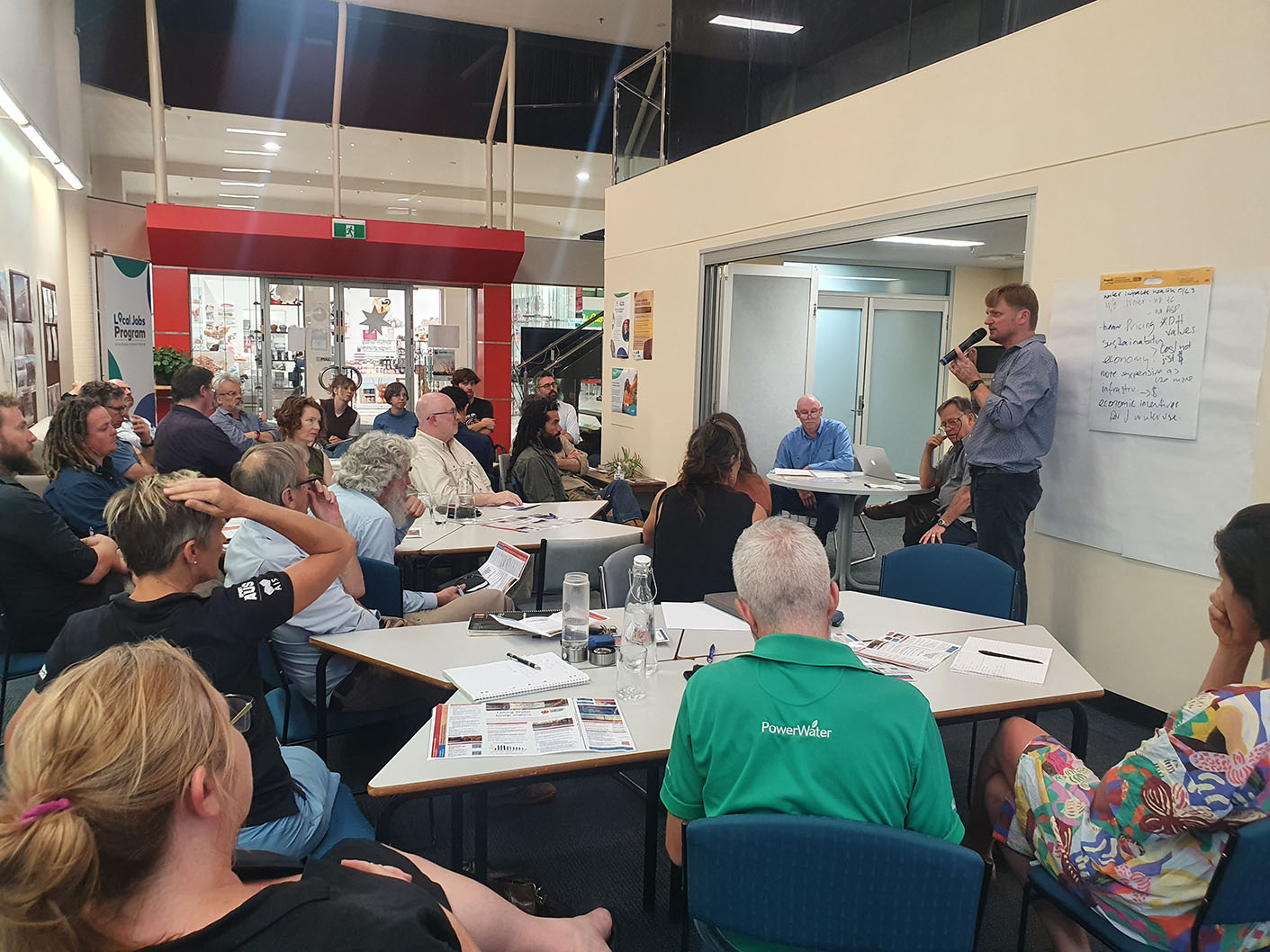 Facilitator John Huigen