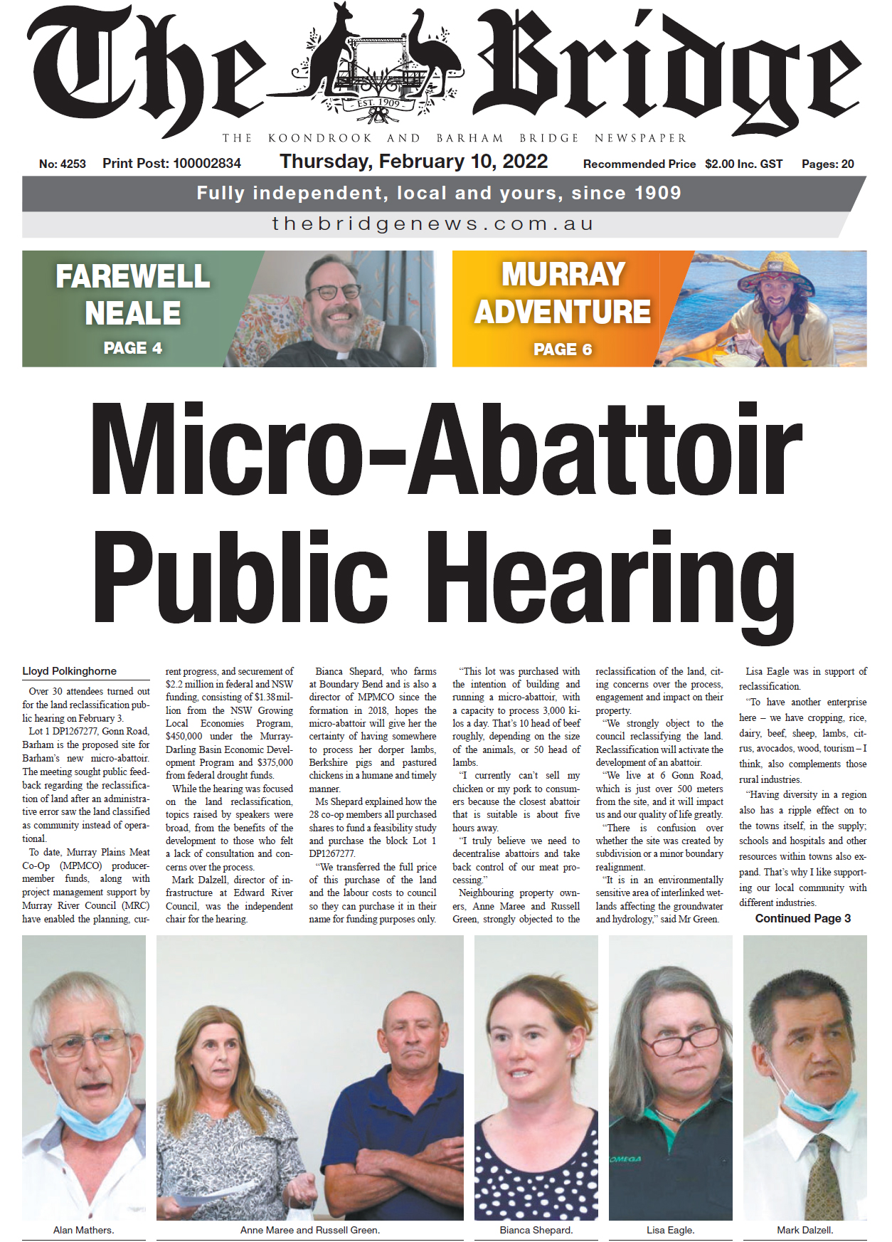 The Koondrook and Barham Bridge Newspaper 10 February 2022