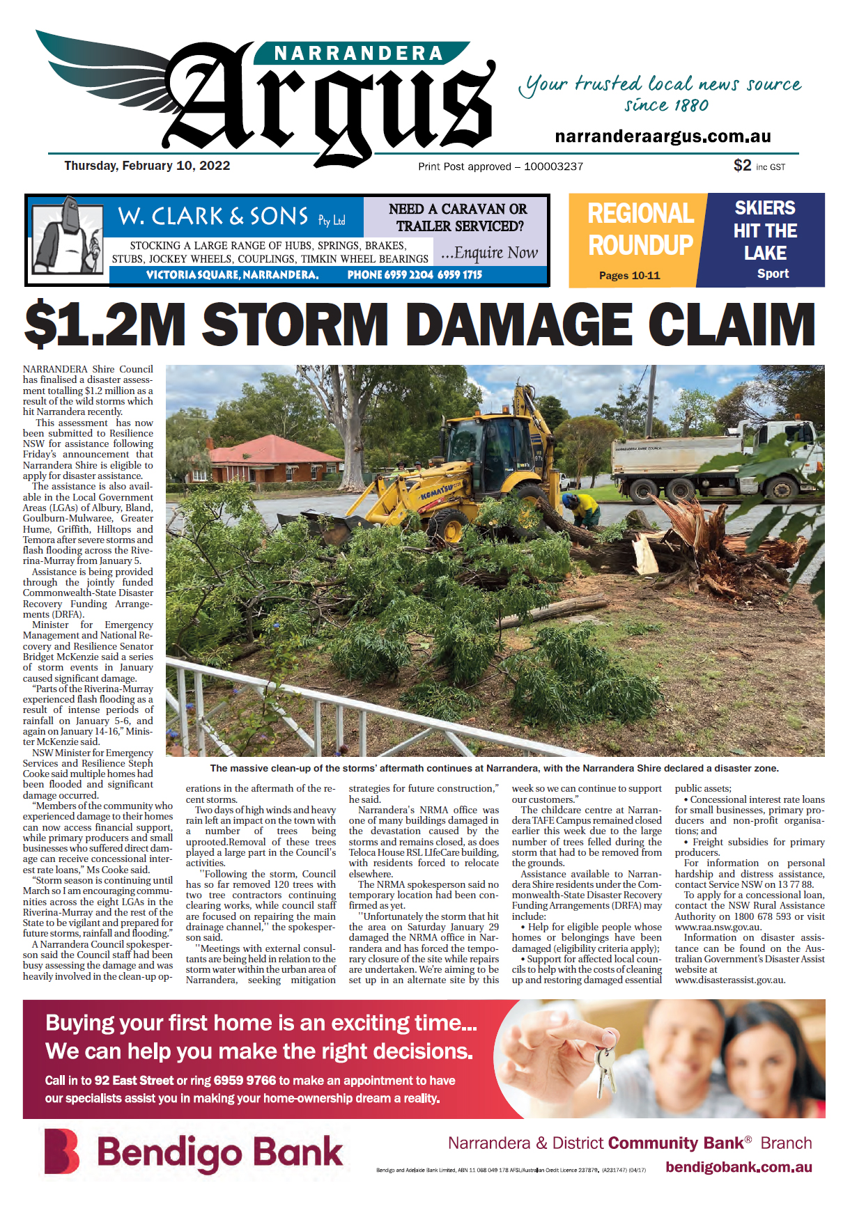 Narrandera Argus 10 February 2022