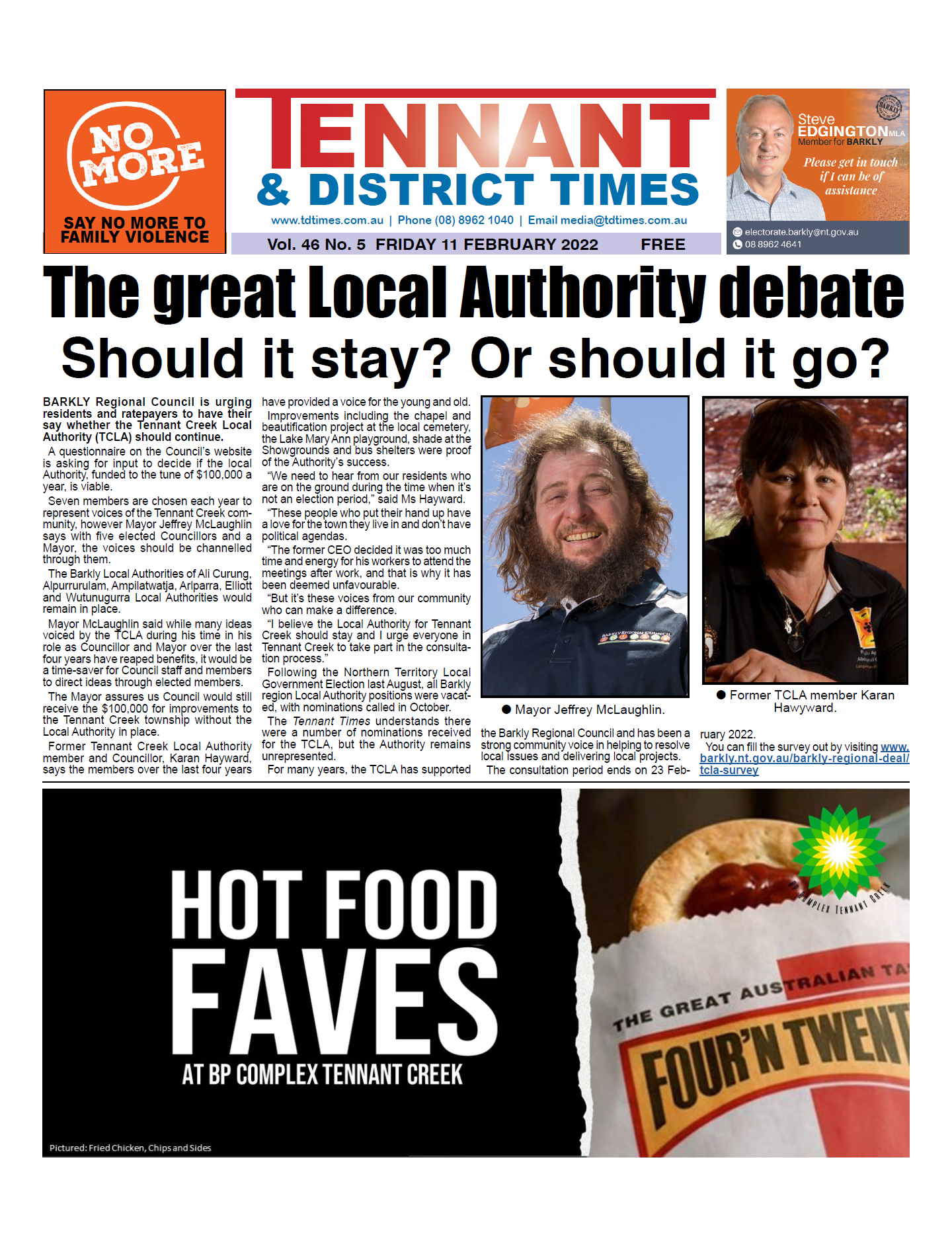 Tennant & District Times 11 February 2022