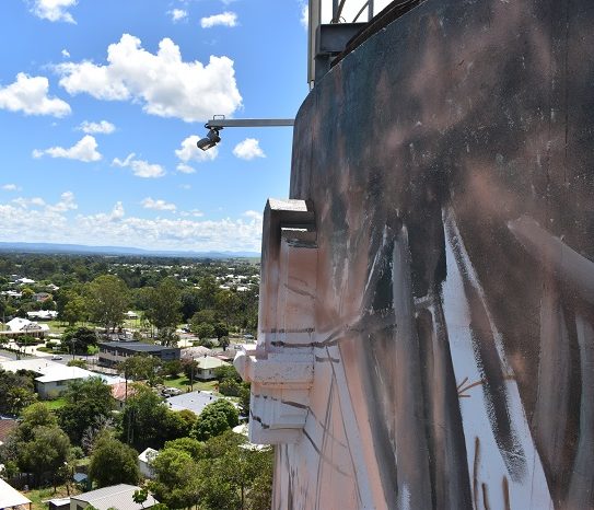 Casino water tower in progress