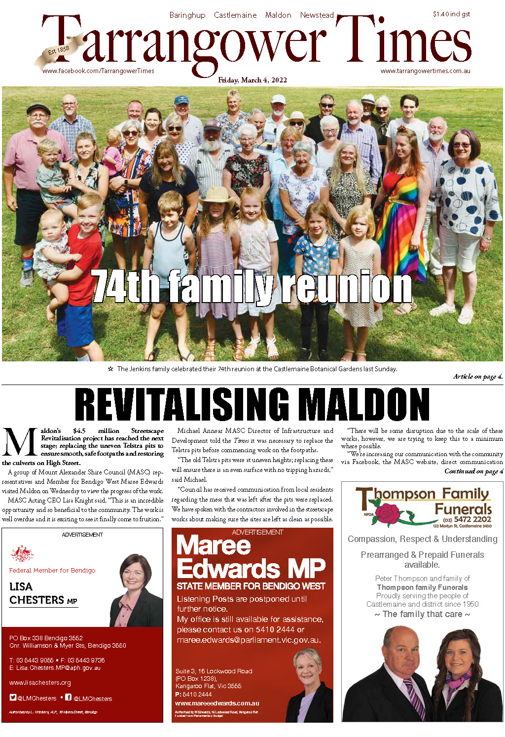 Tarrangower Times 4 March 2022