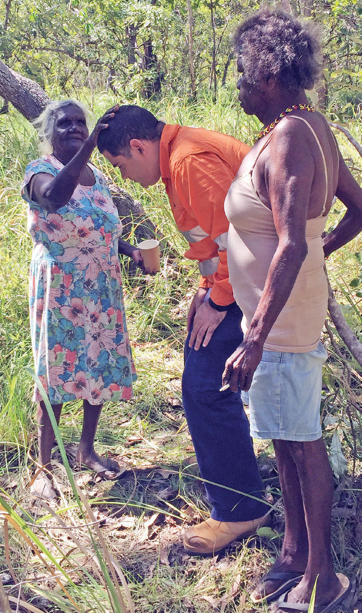 Brad Welsh with Cape Traditional Owners