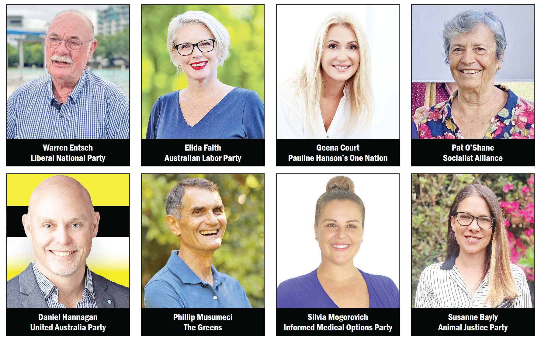 Leichhardt candidates