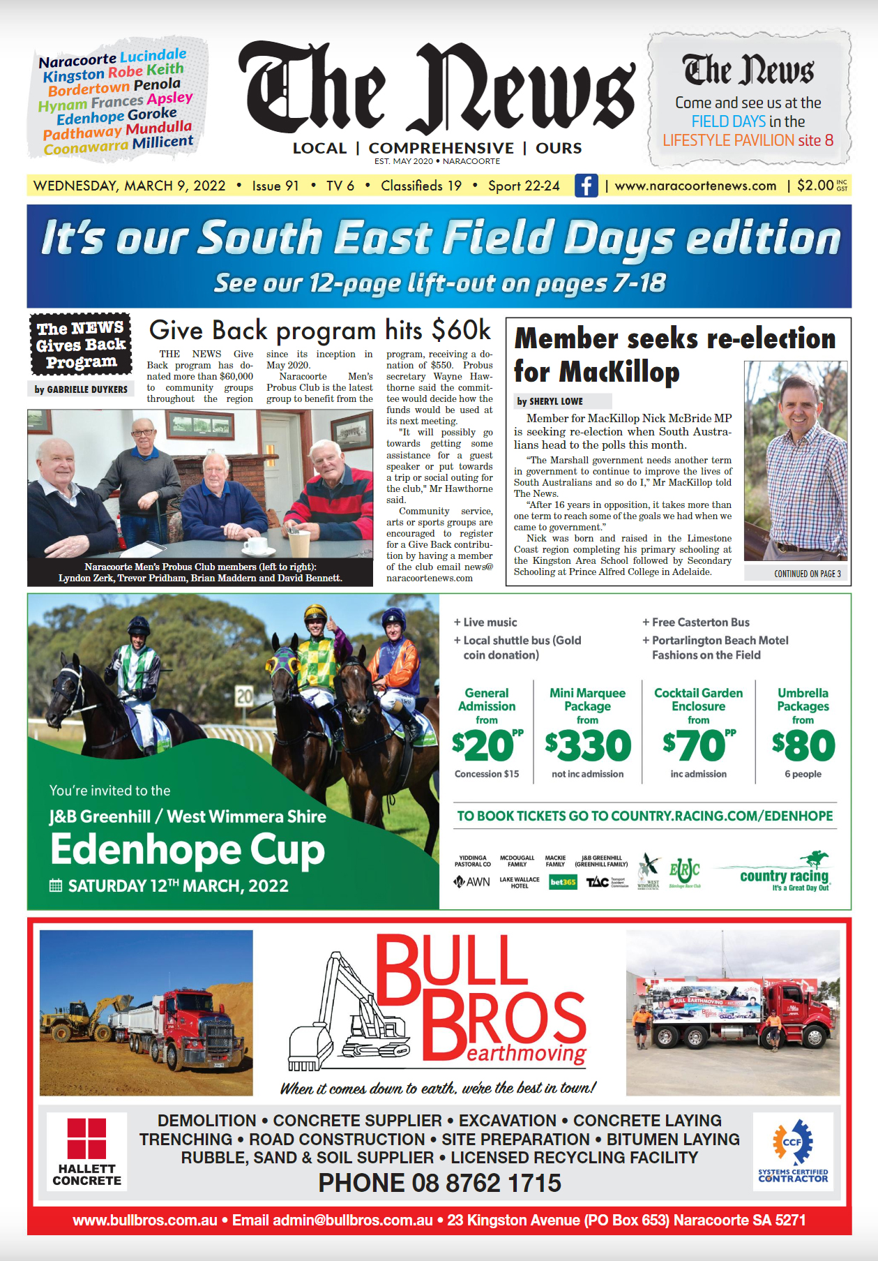 Naracoorte Community News 9 March 2022