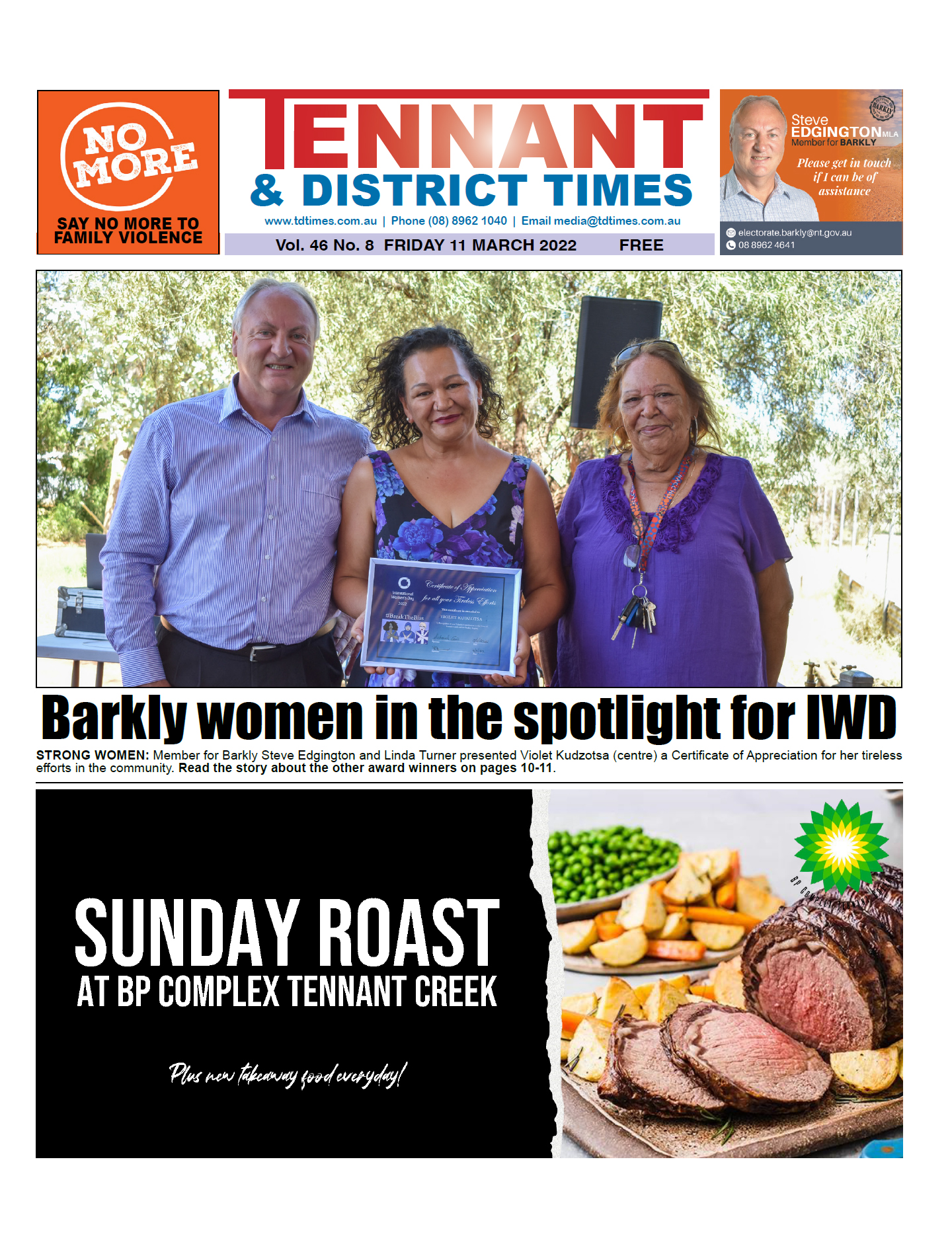 Tennant & District Times 11 March 2022