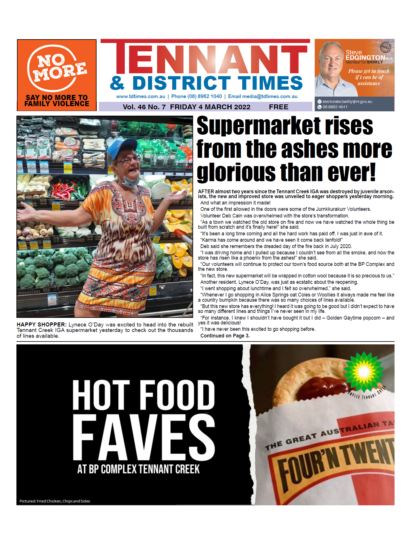 Tennant & District Times 4 March 2022