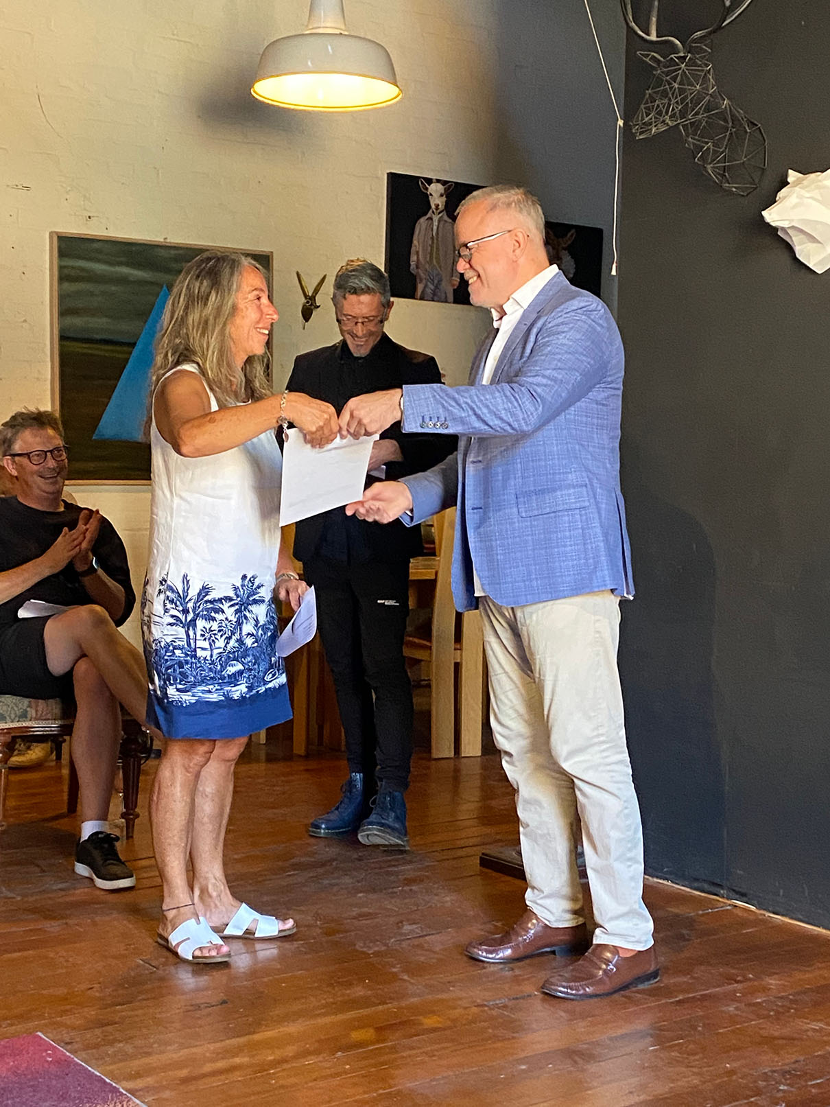 Jane Austin and Barry Robinson