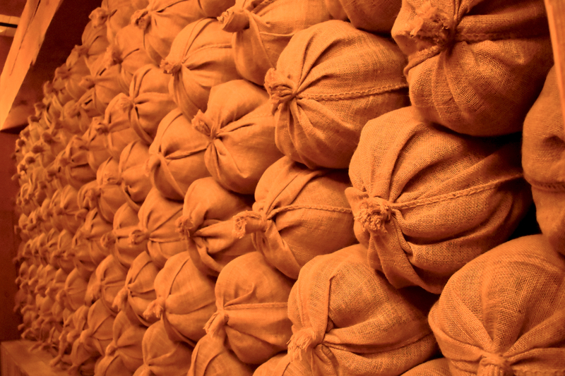 Sacks of grain