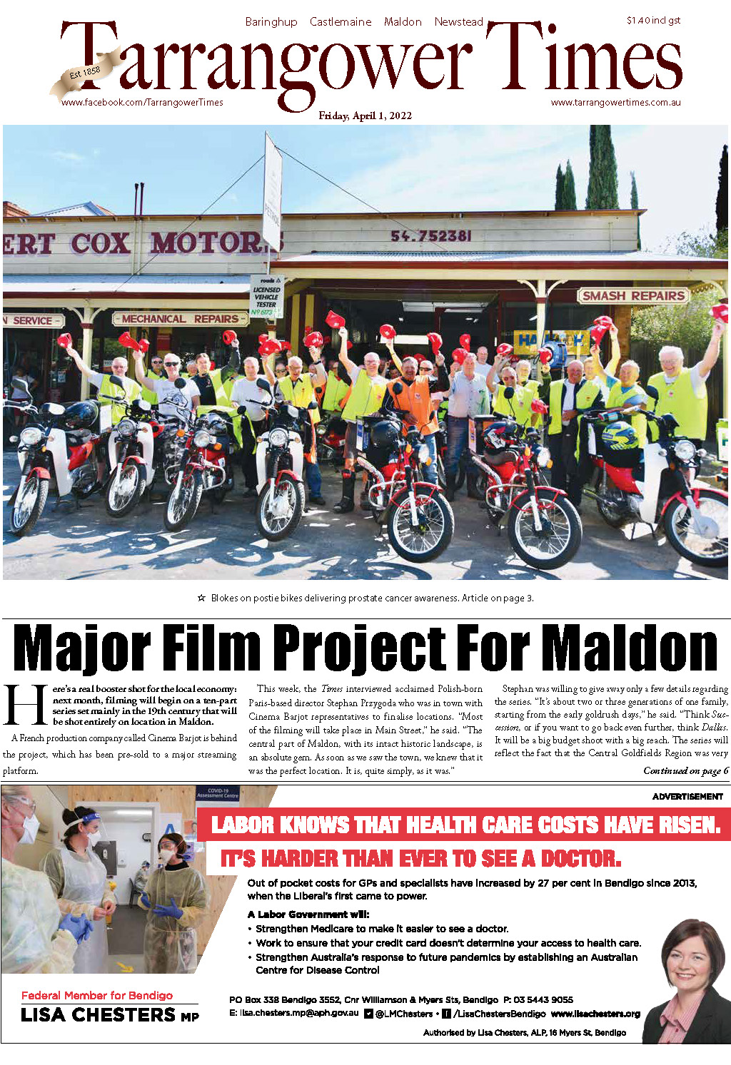 Tarrangower Times 1 April 2022