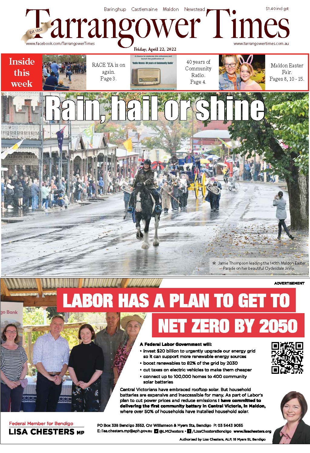 Tarrangower Times 22 April 2022