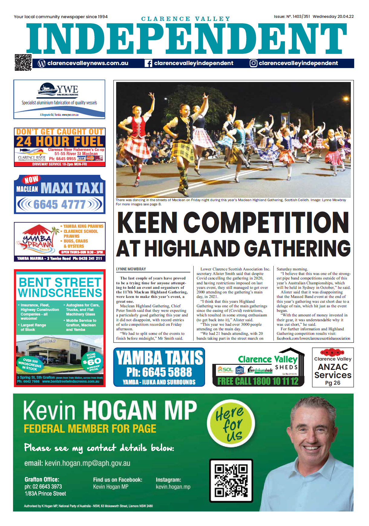 Clarence Valley Independent 20 April 2022