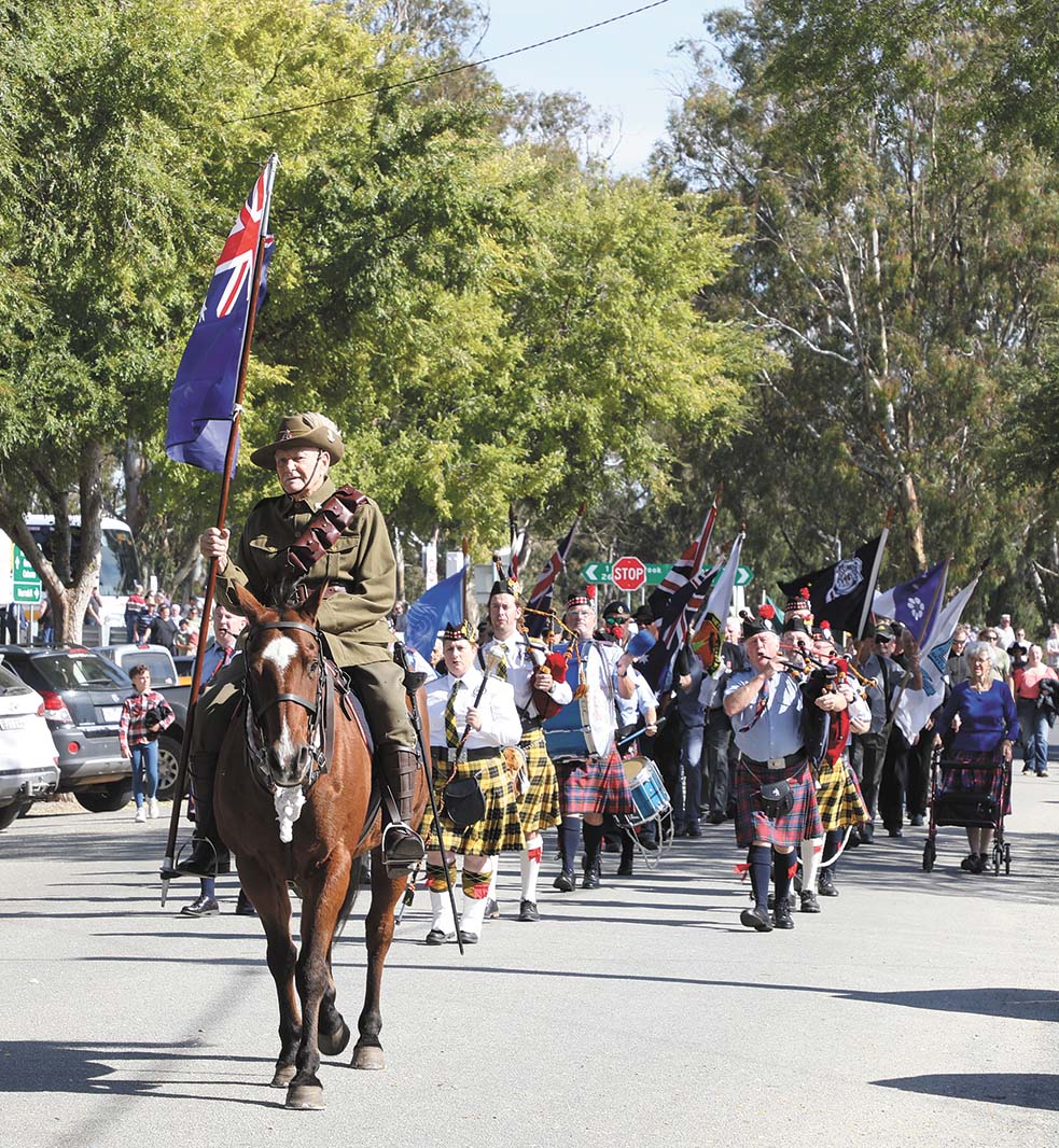 ANZAC Day march Koondrook Barham