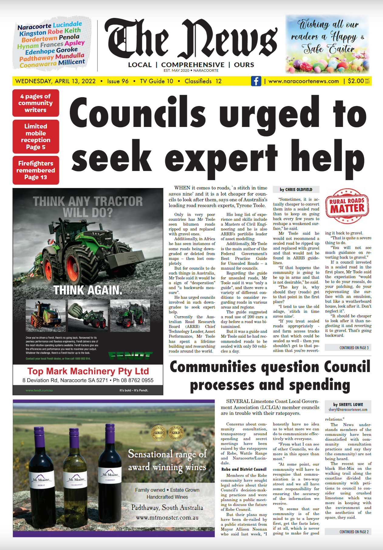 Naracoorte Community News 13 April 2022
