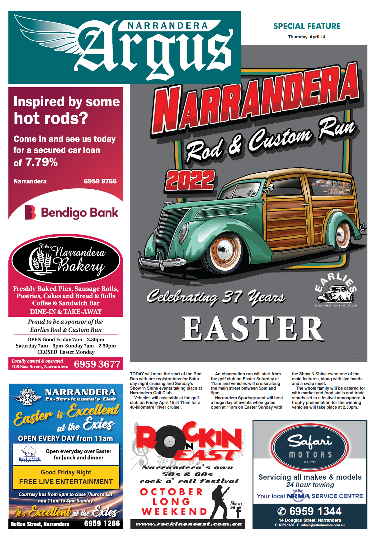 Narrandera Argus 14 April 2022