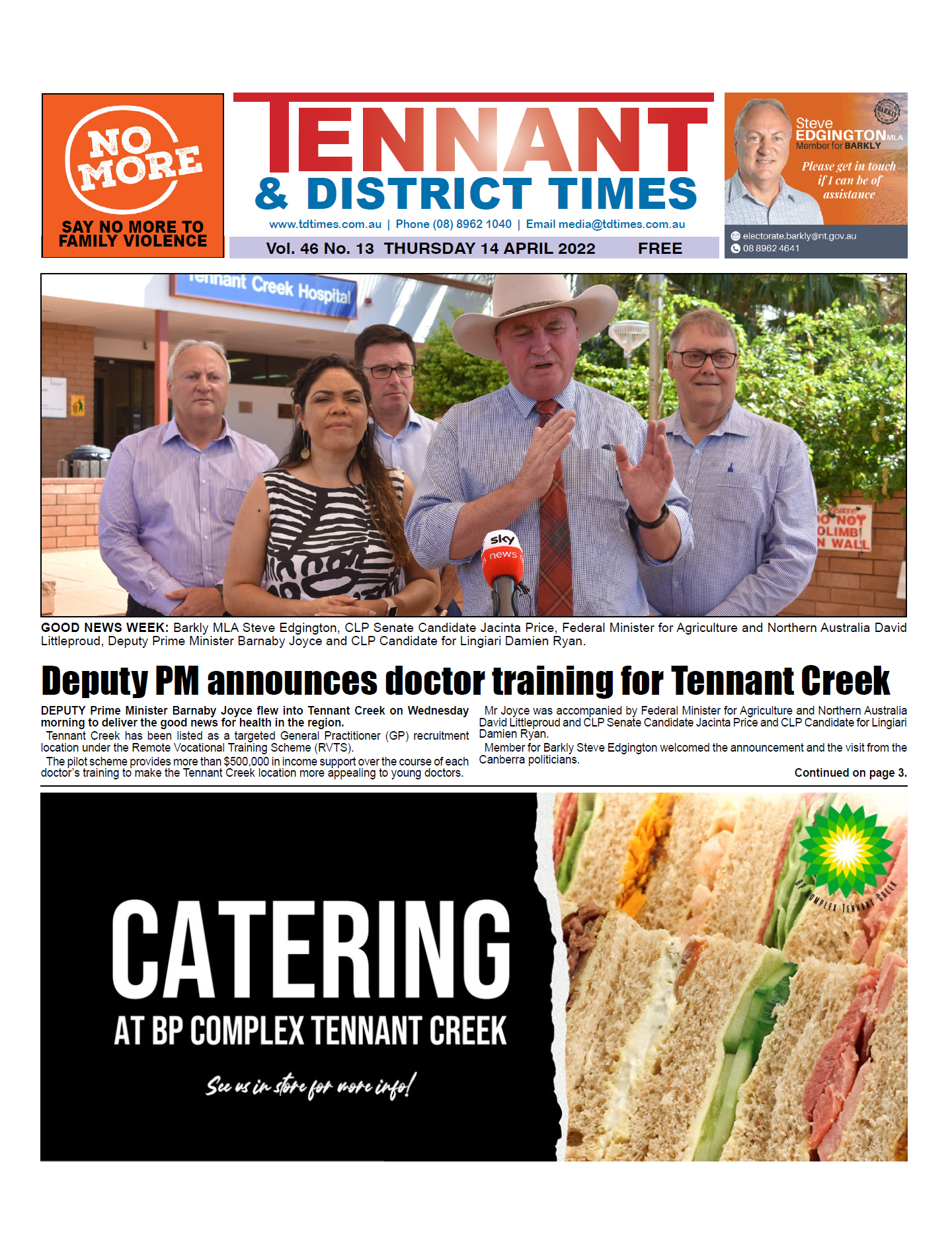 Tennant & District Times 14 April 2022