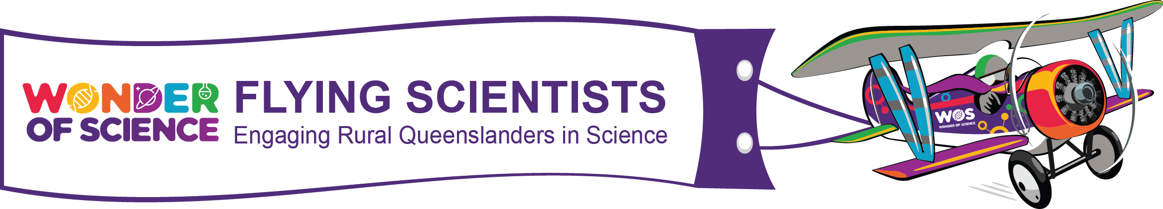 Flying scientists banner