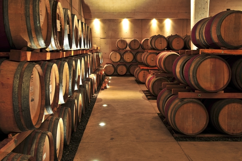 Wine barrels