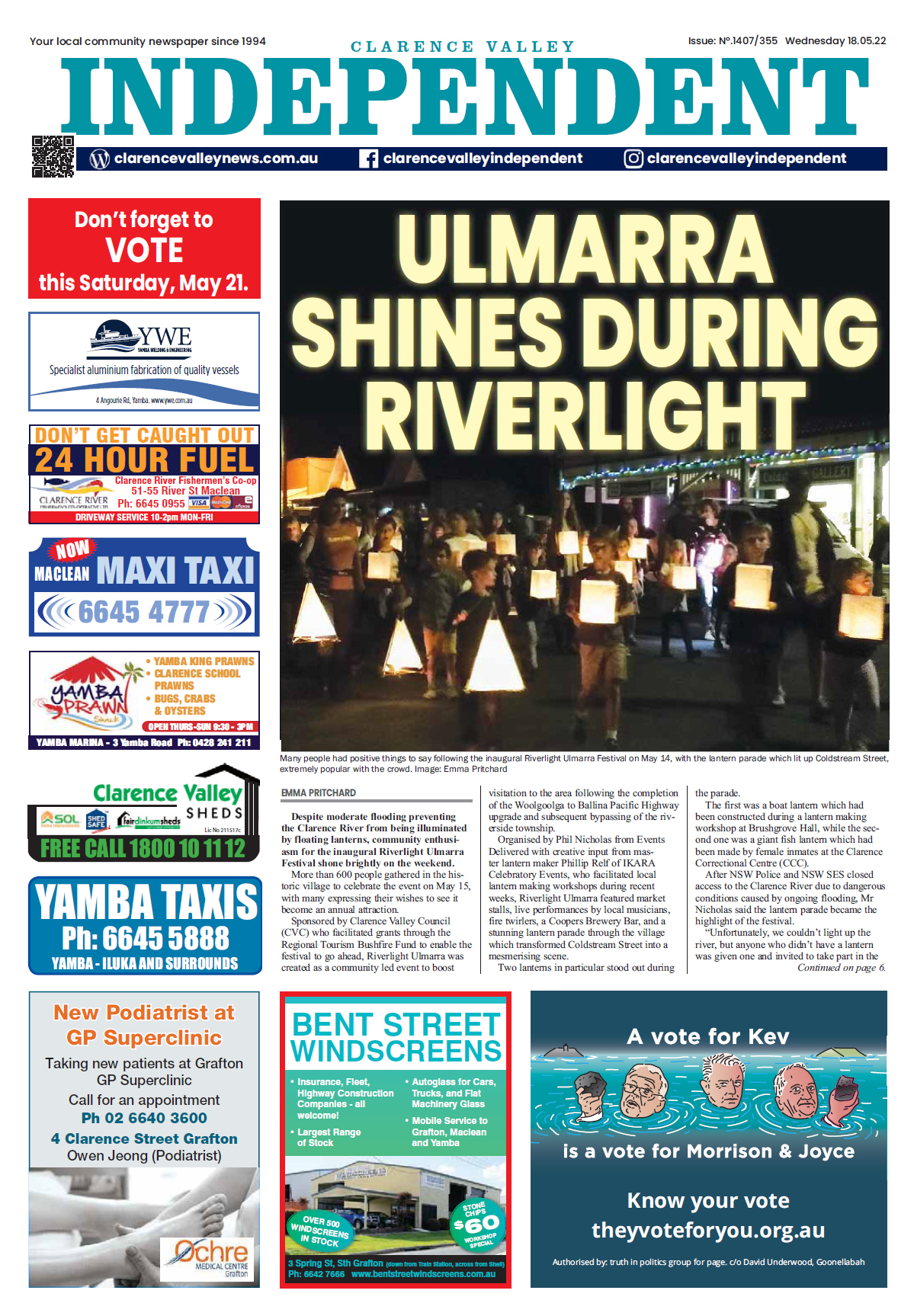 Clarence Valley Independent 18 May 2022