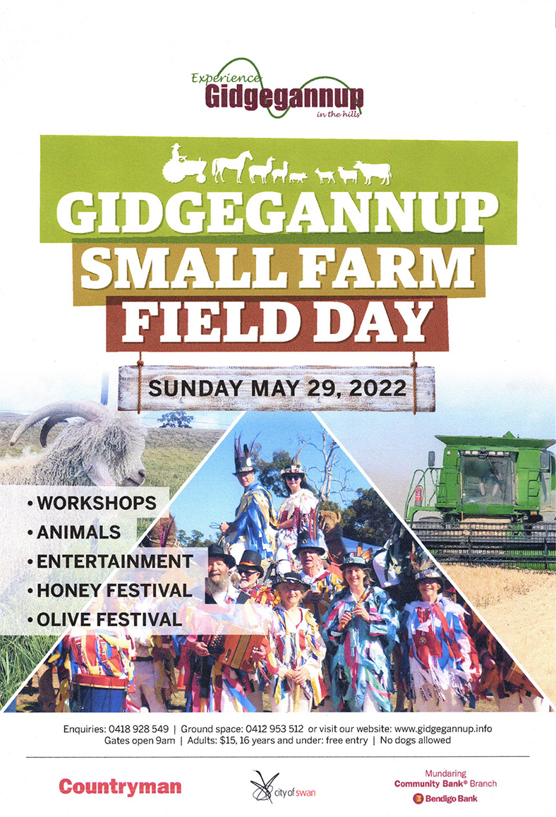 Gidgegannup 2022 flyer
