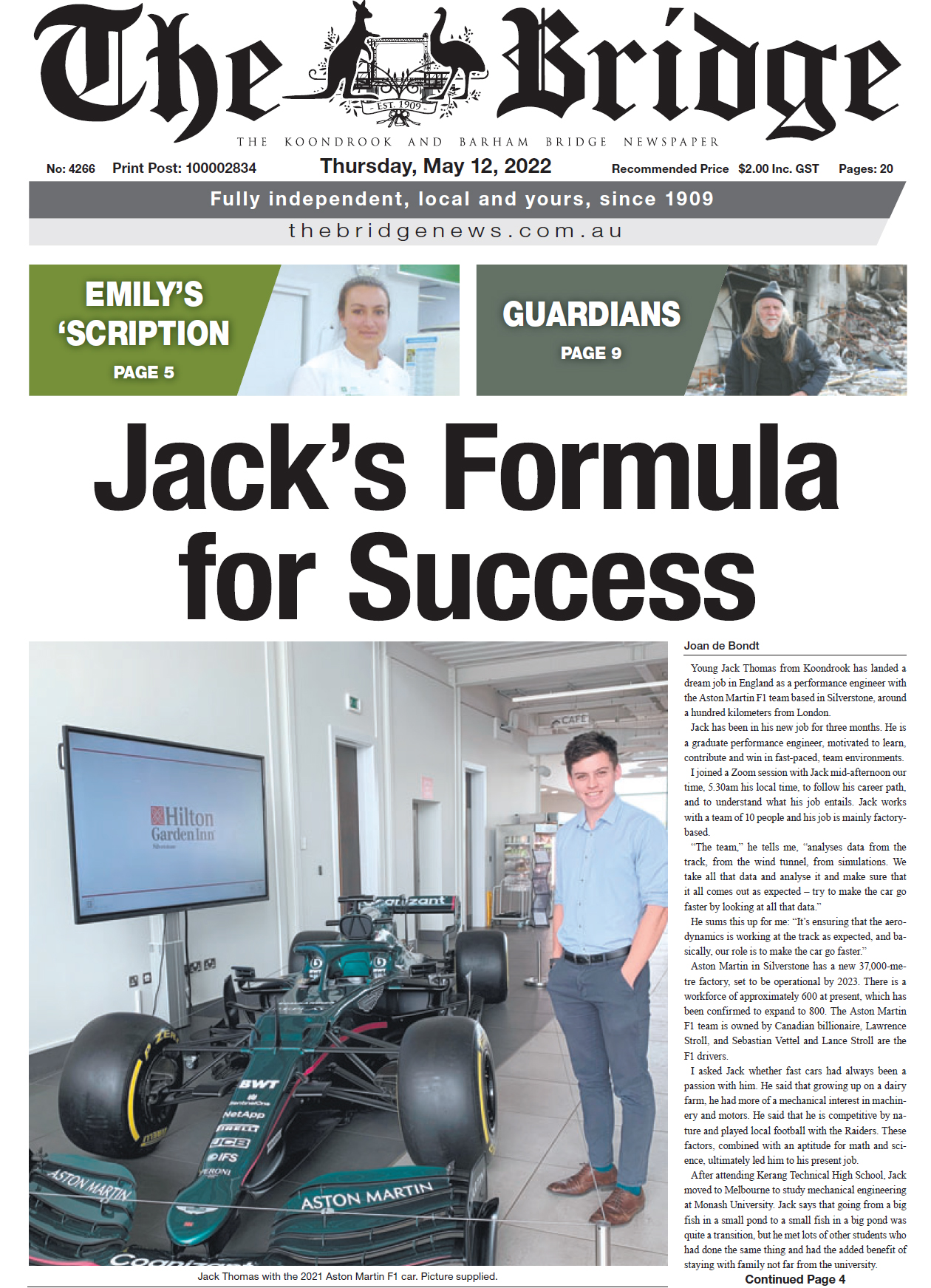 The Koondrook and Barham Bridge Newspaper 12 May 2022