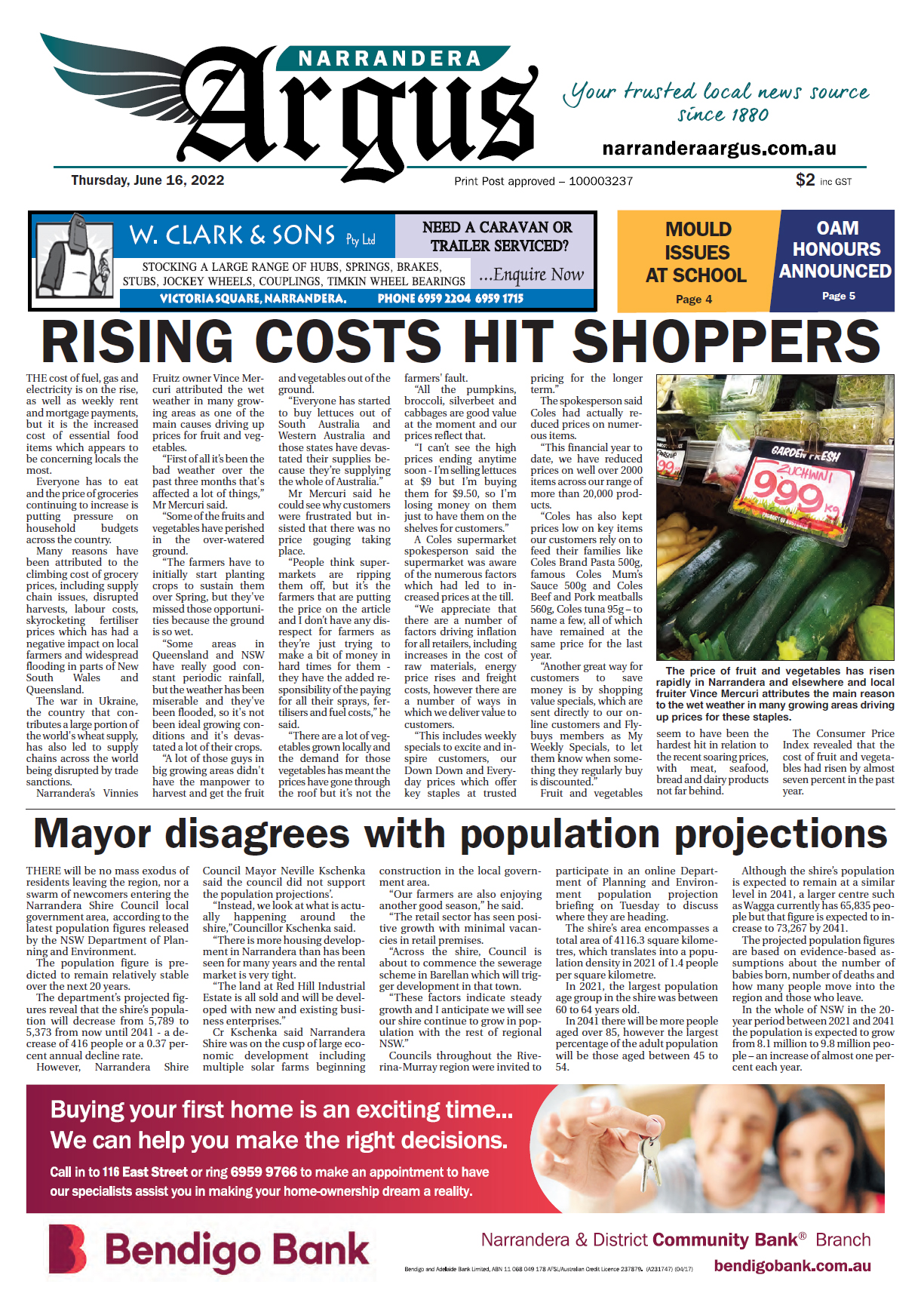 Narrandera Argus 16 June 2022