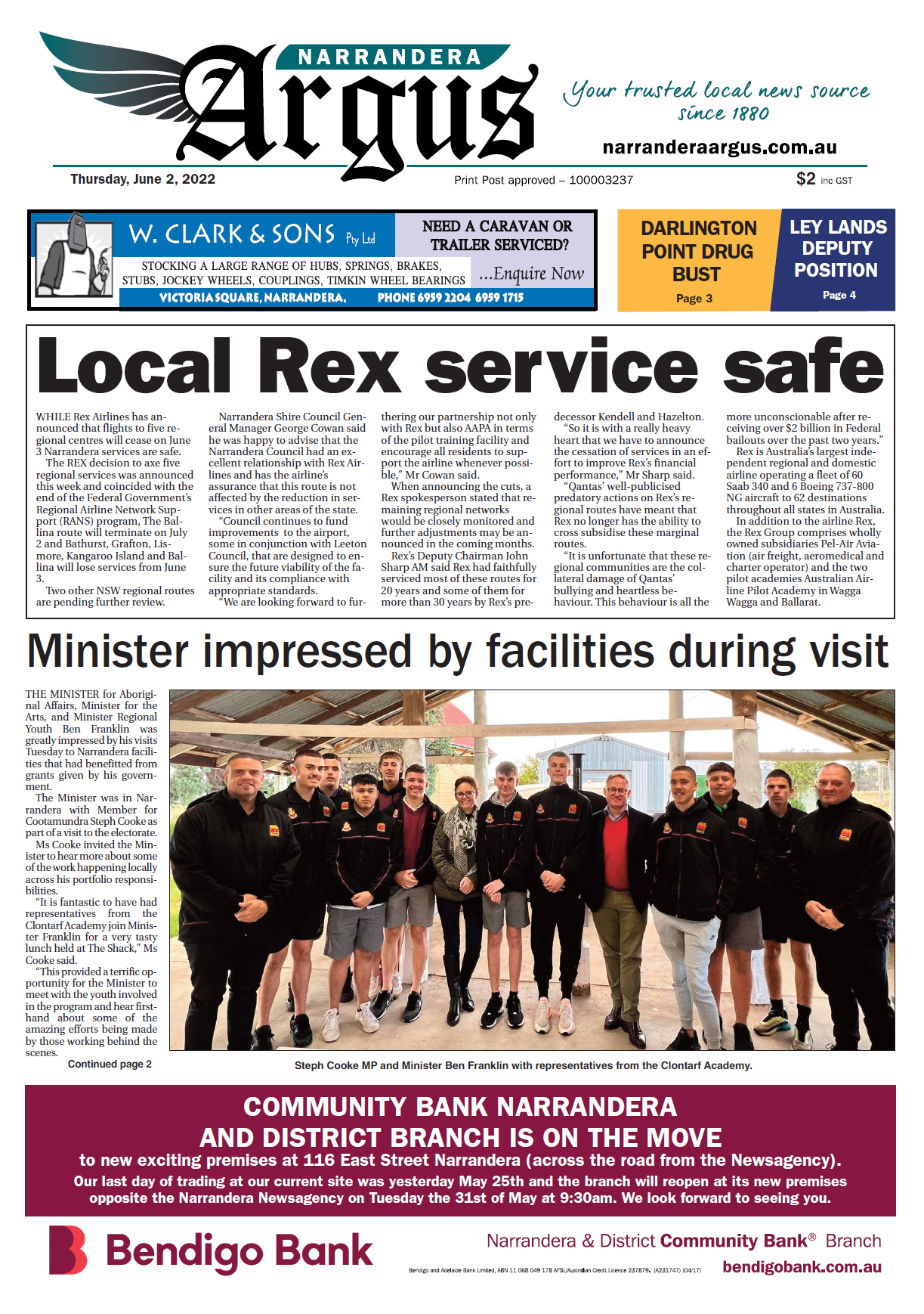 Narrandera Argus 2 June 2022
