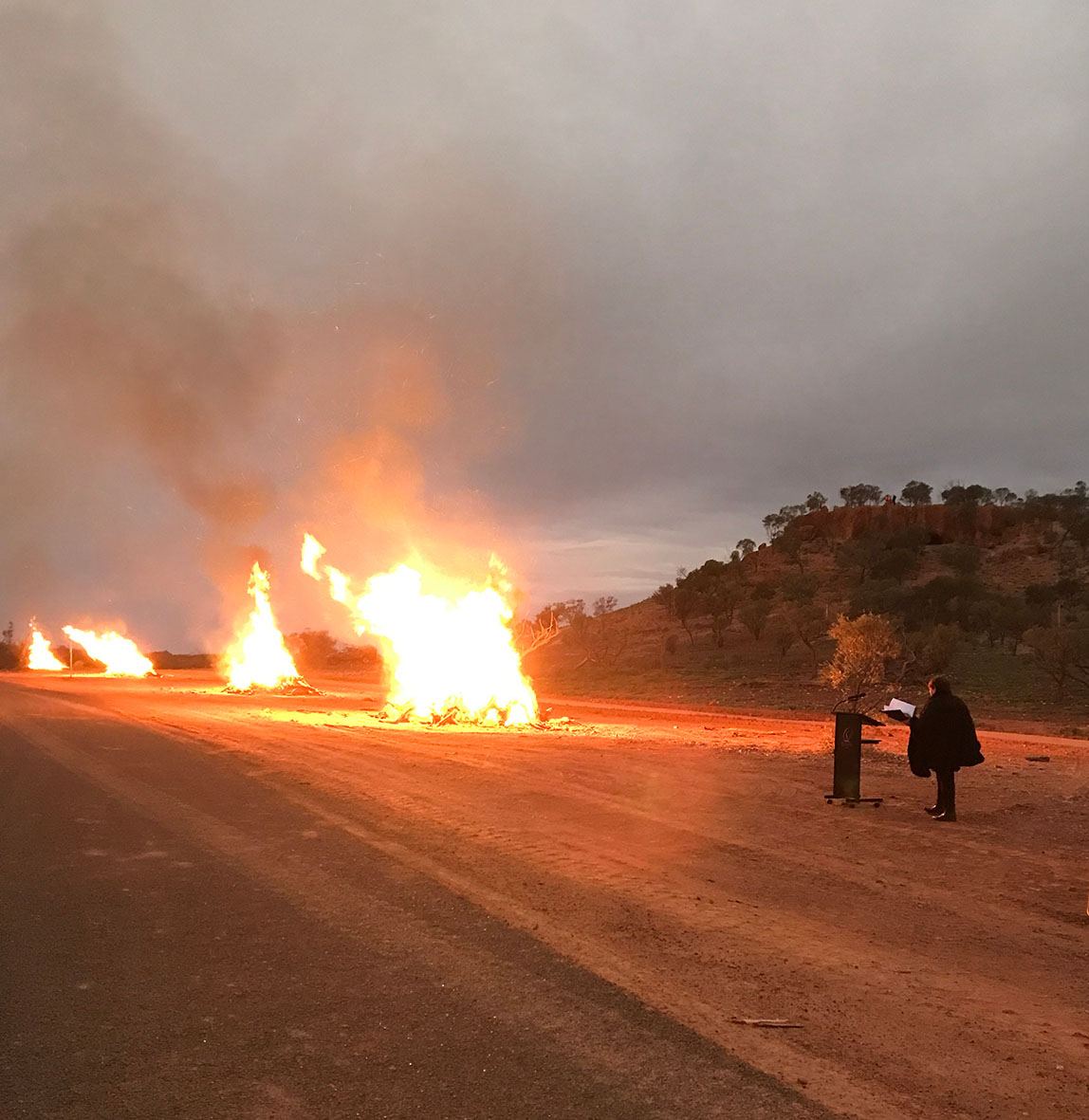 Quilpie bonfires