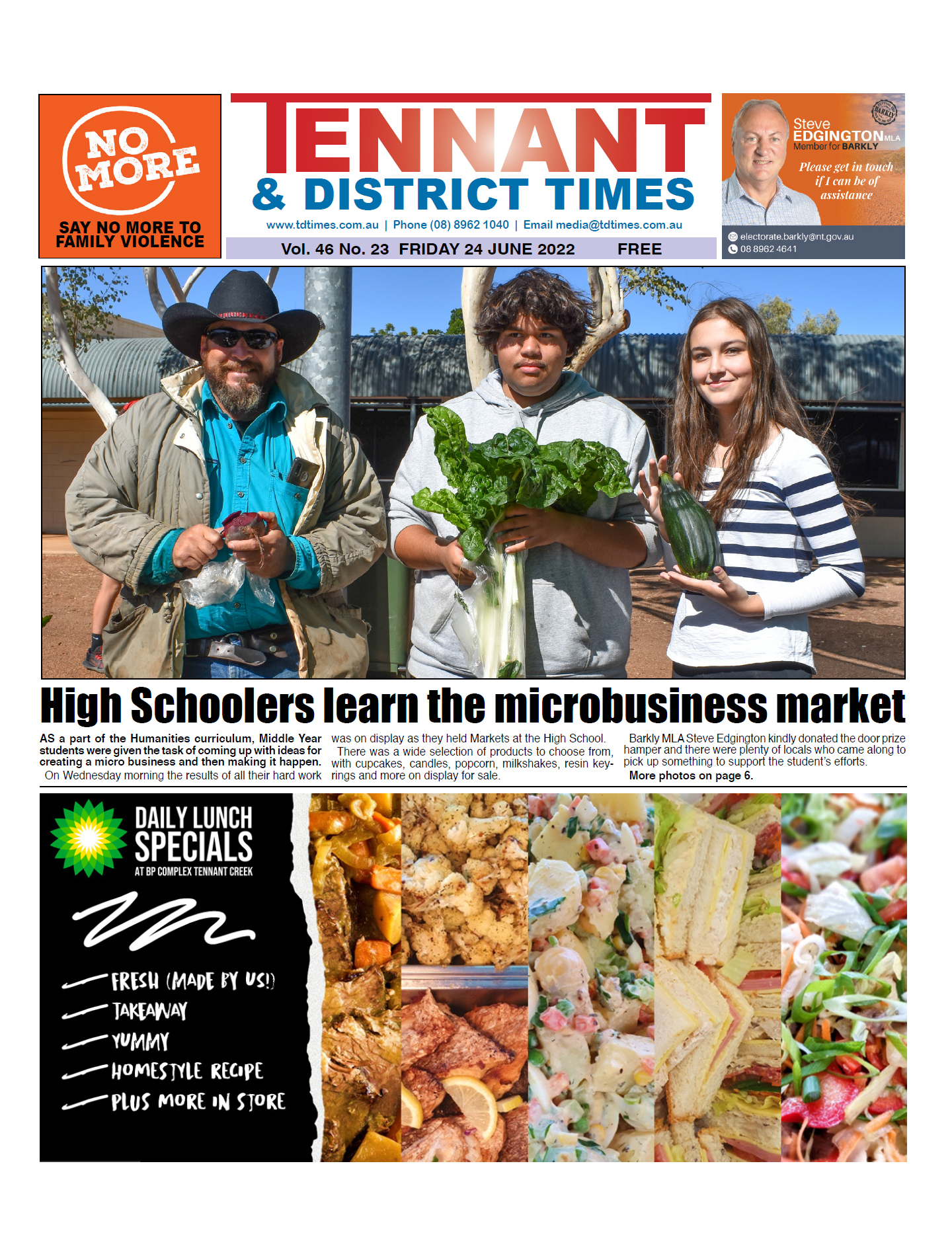 Tennant & District Times 24 June 2022