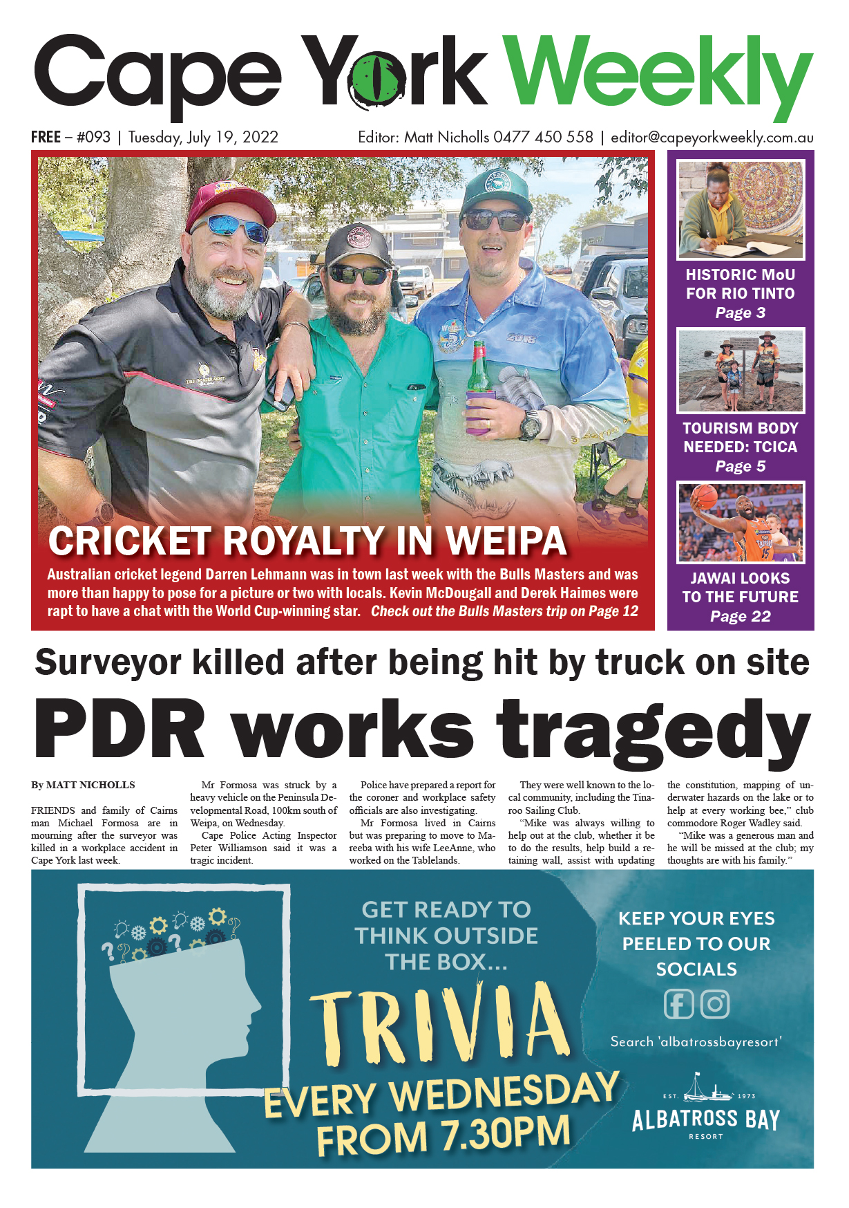 Cape York Weekly 19 July 2022