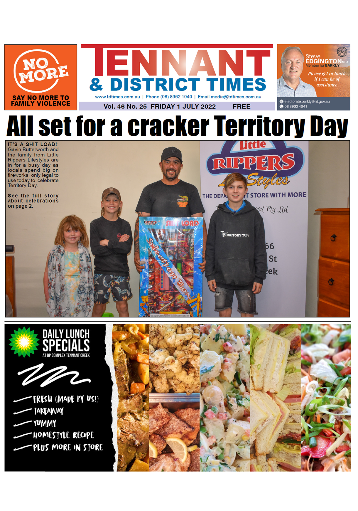 Tennant & District Times 1 July 2022