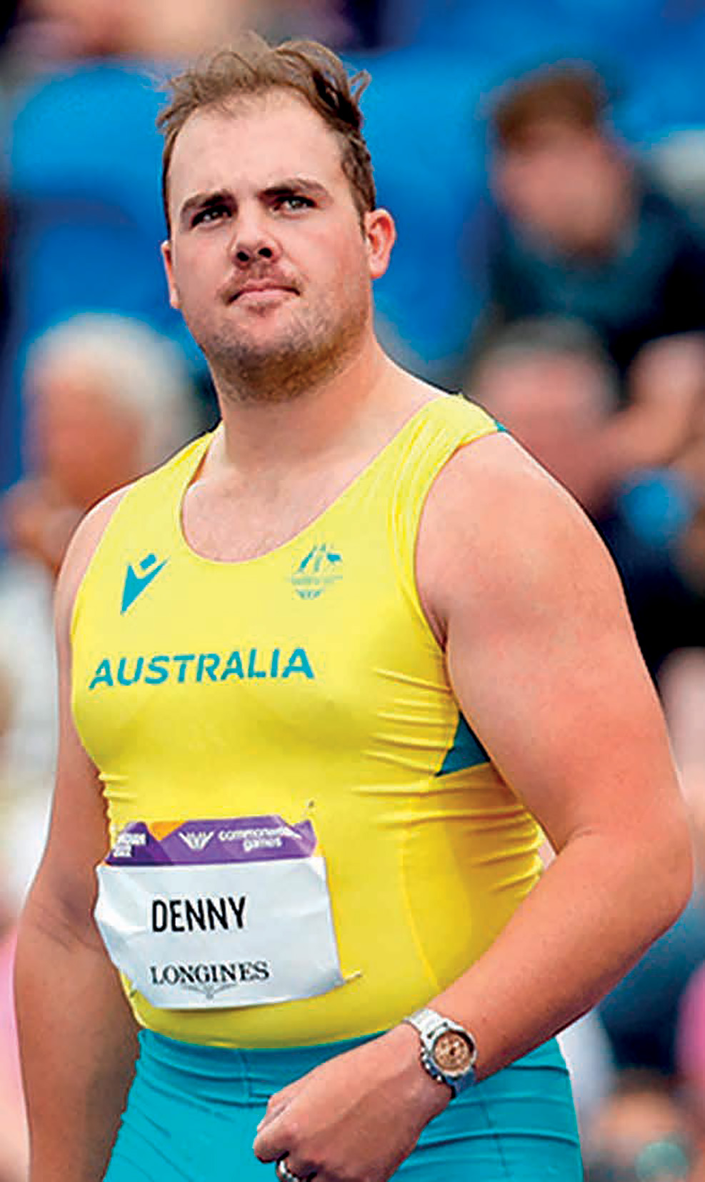 Gold Medalist Matthew Denny. Photo courtesy Athletics Australia