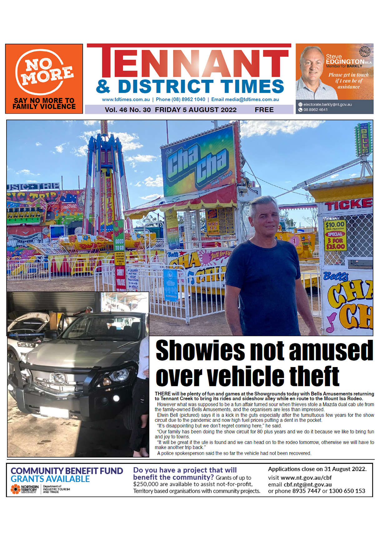 Tennant & District Times 5 August 2022