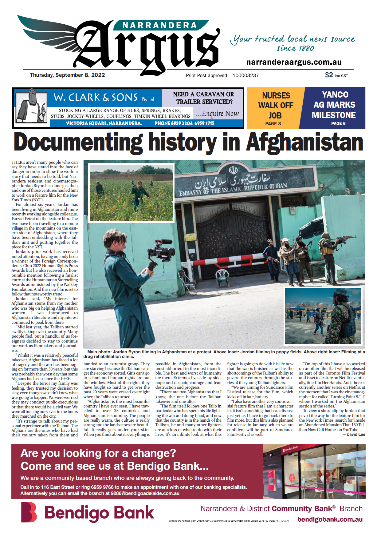 Narrandera Argus 8 September 2022