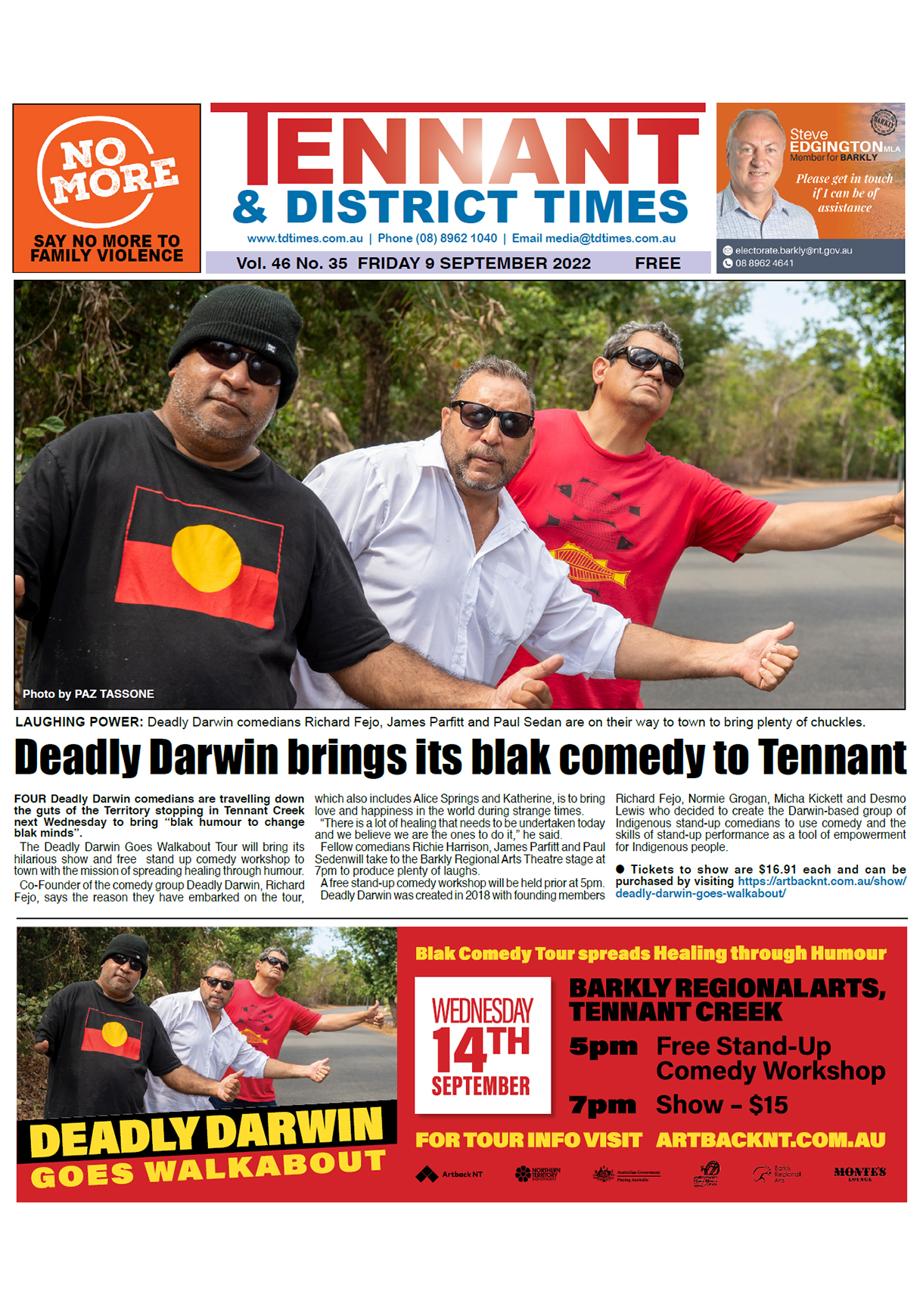 Tennant & District Times 9 September 2022