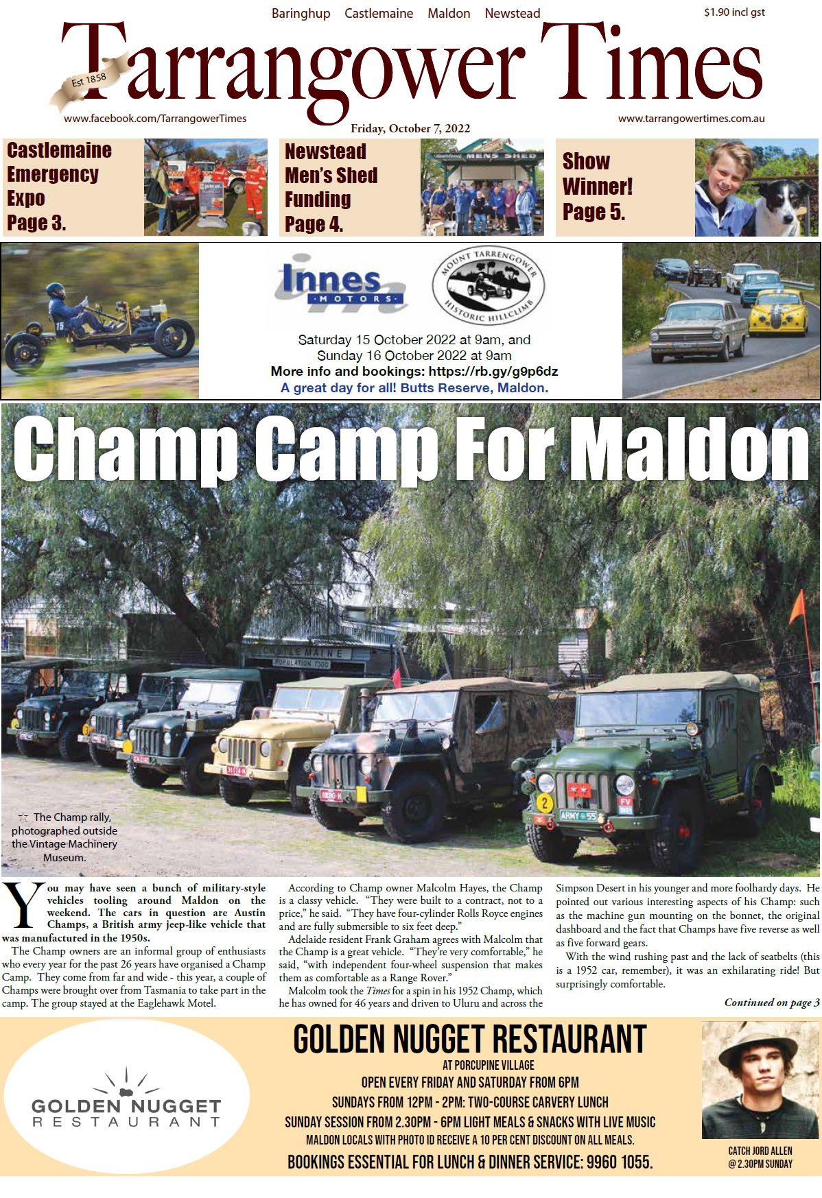 Tarrangower Times 7 October 2022