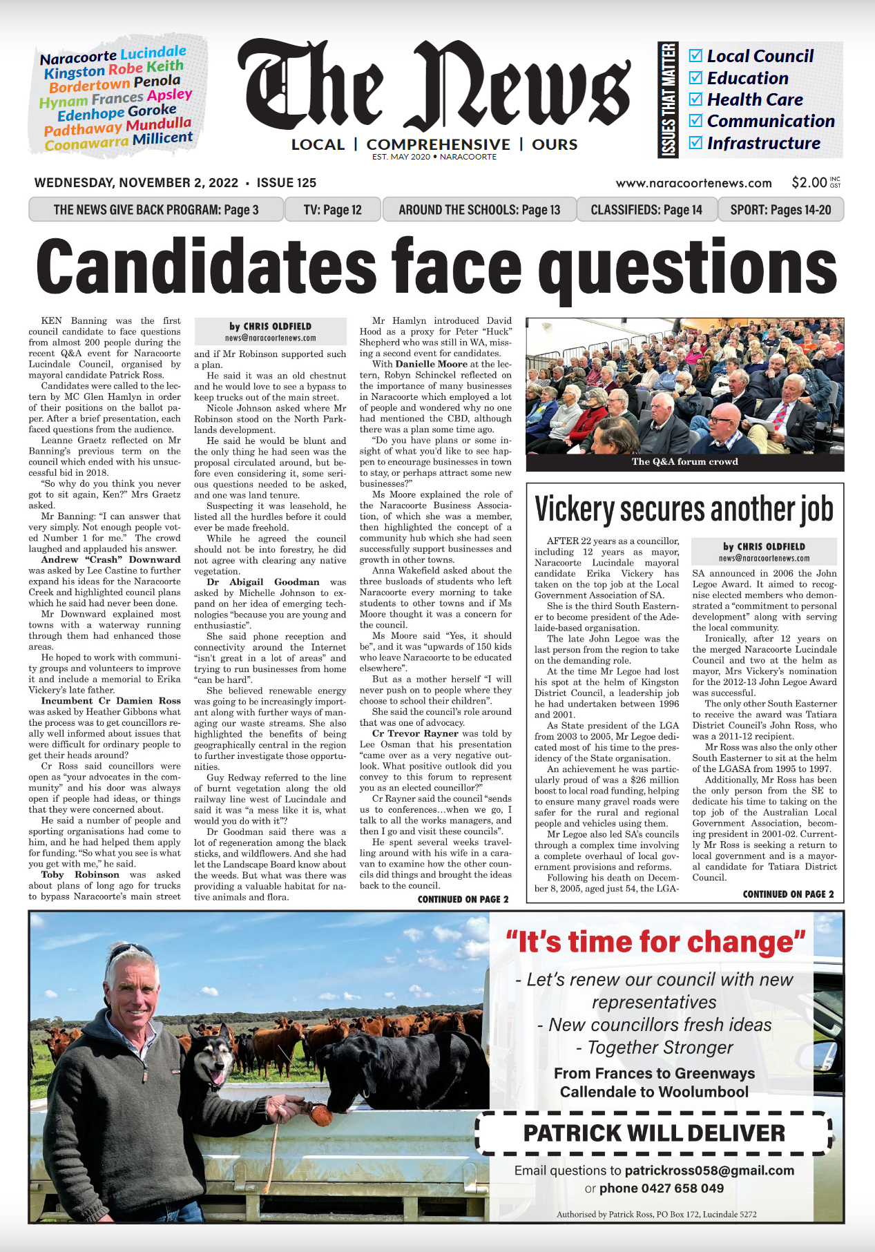 Naracoorte Community News 2 November 2022