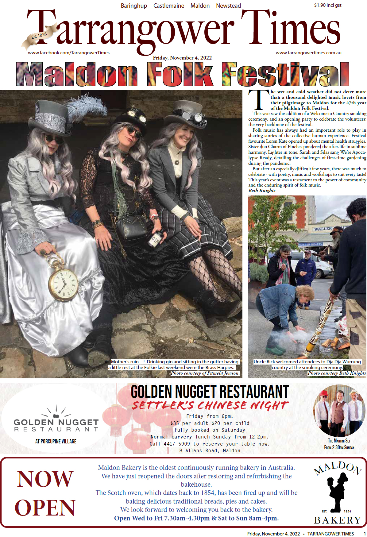 Tarrangower Times 4 November 2022