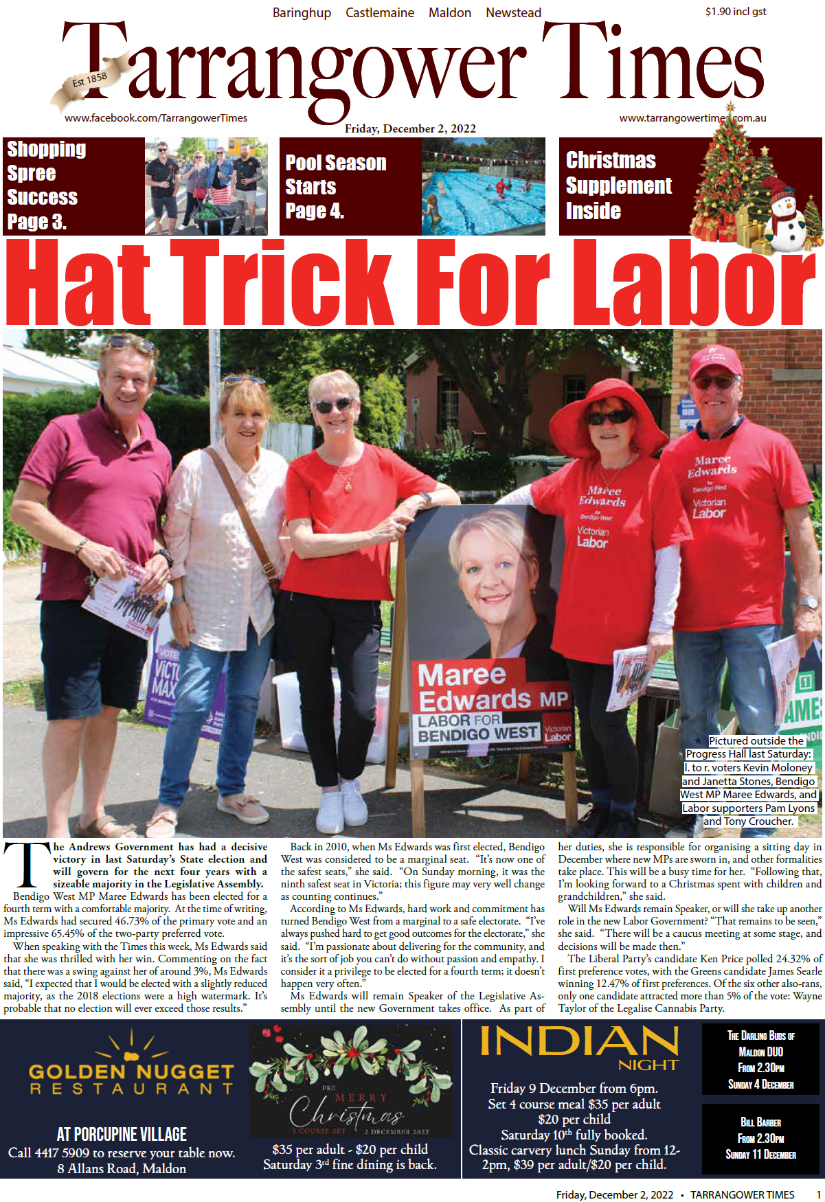 Tarrangower Times 2 December 2022