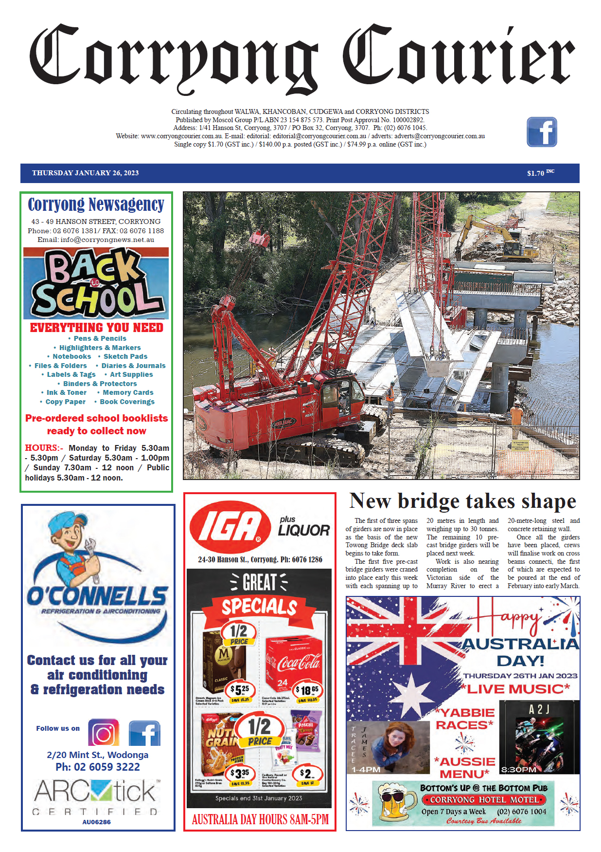 Corryong Courier 26 January 2023