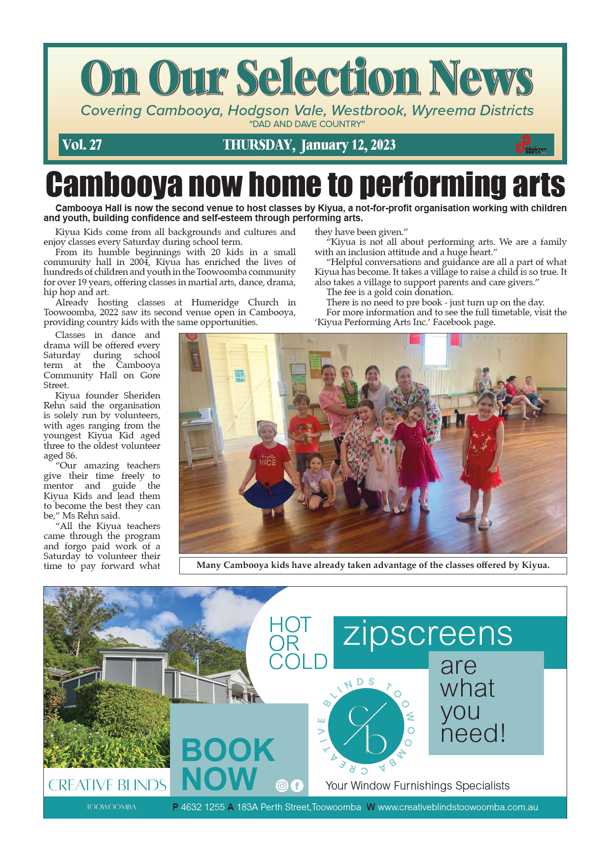 On Our Selection News 12 January 2023