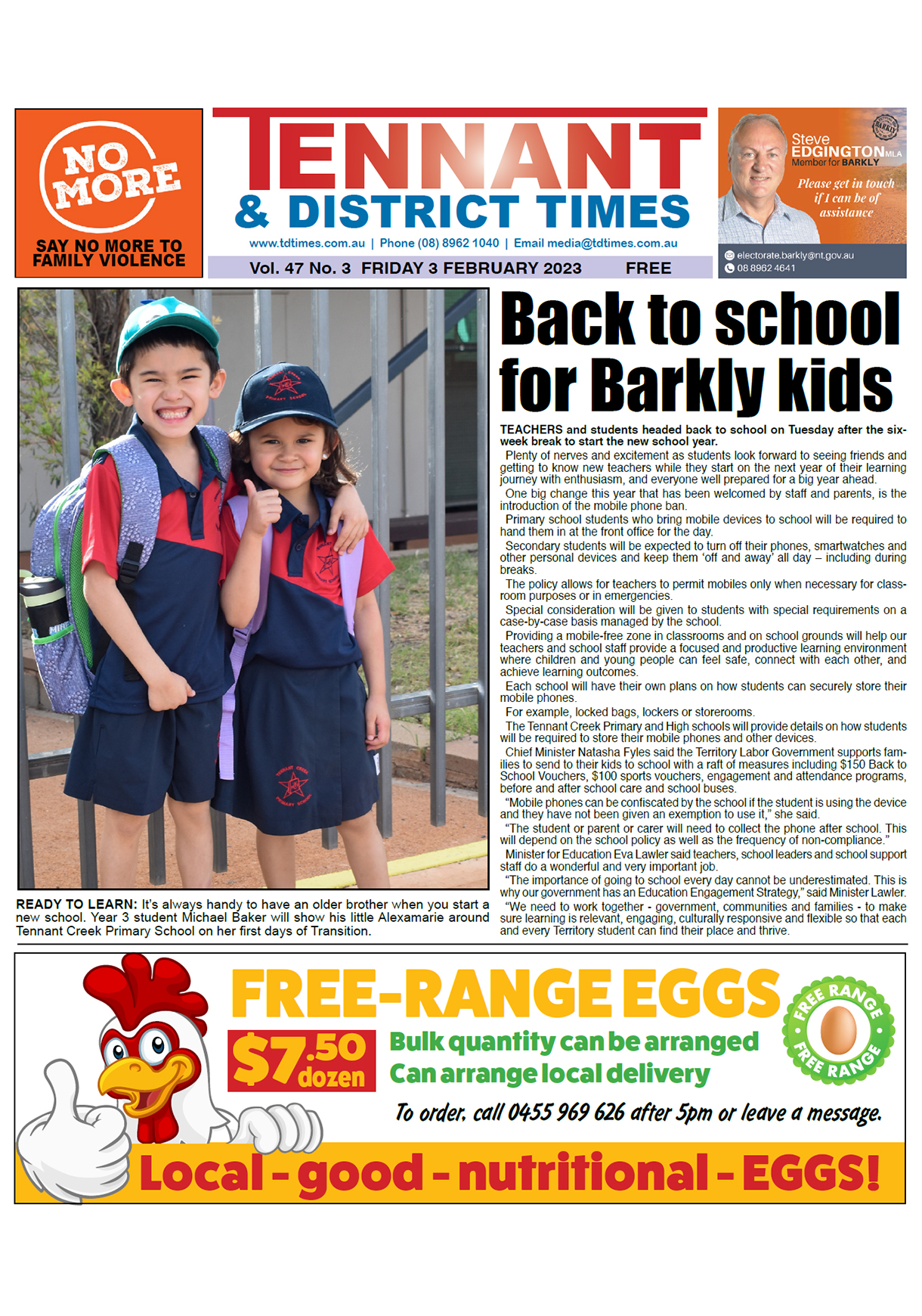 Tennant & District Times 3 February 2023