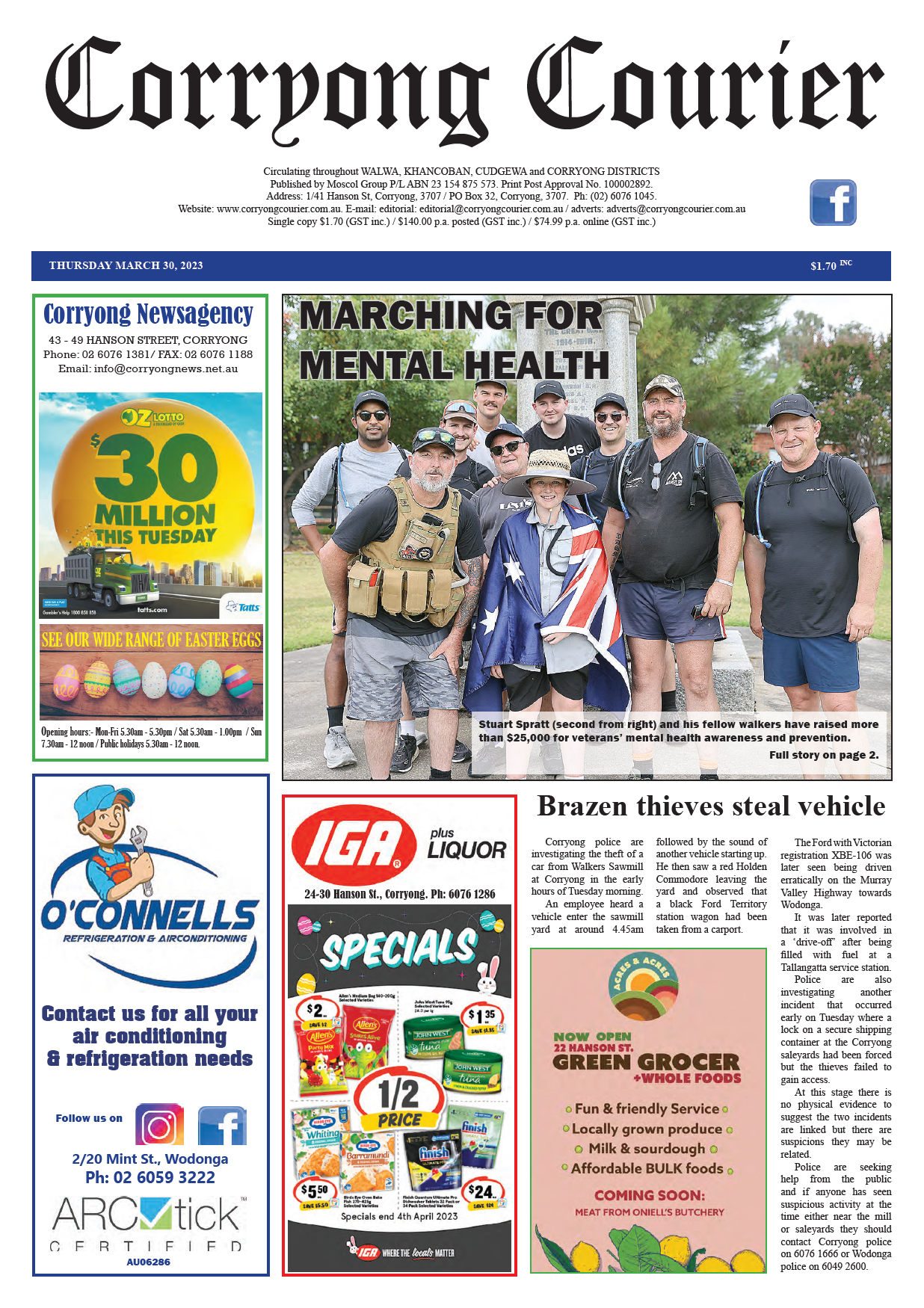 Corryong Courier 30 March 2023