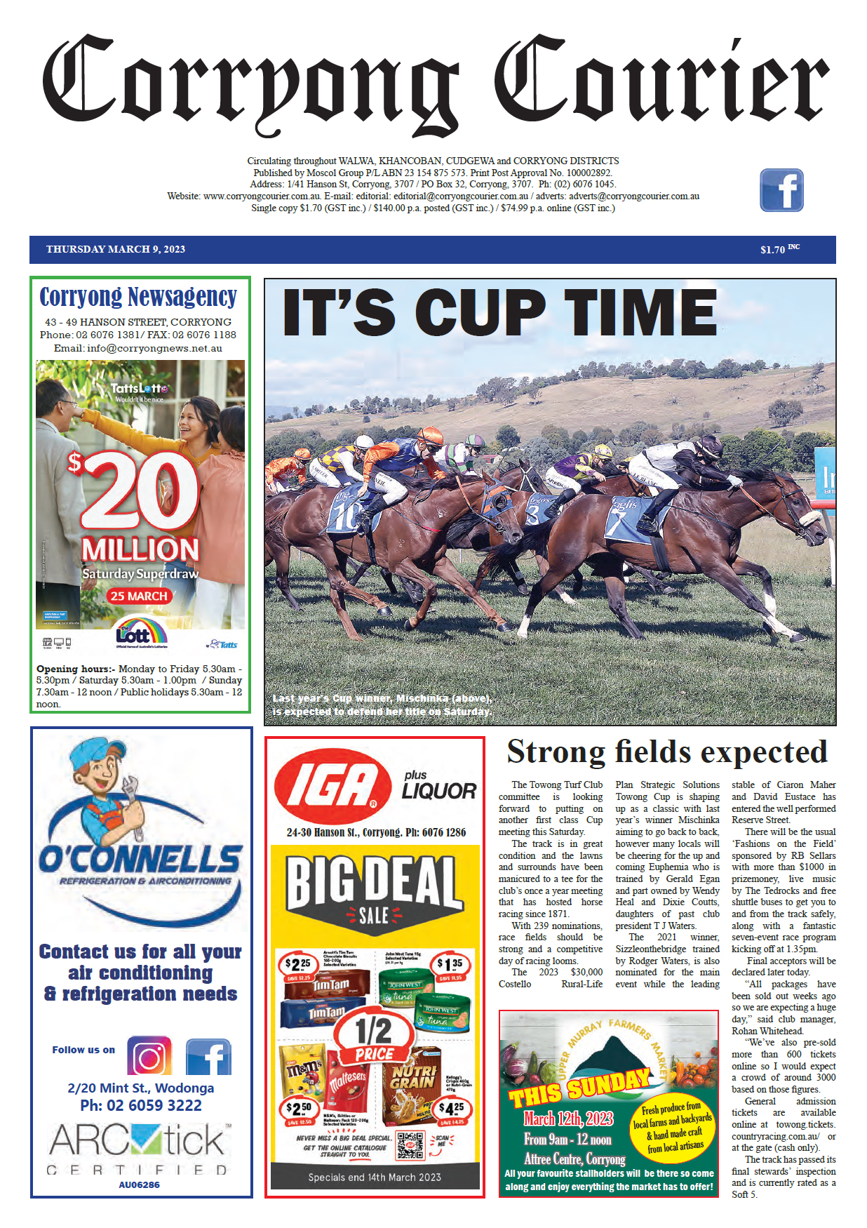 Corryong Courier 9 March 2023
