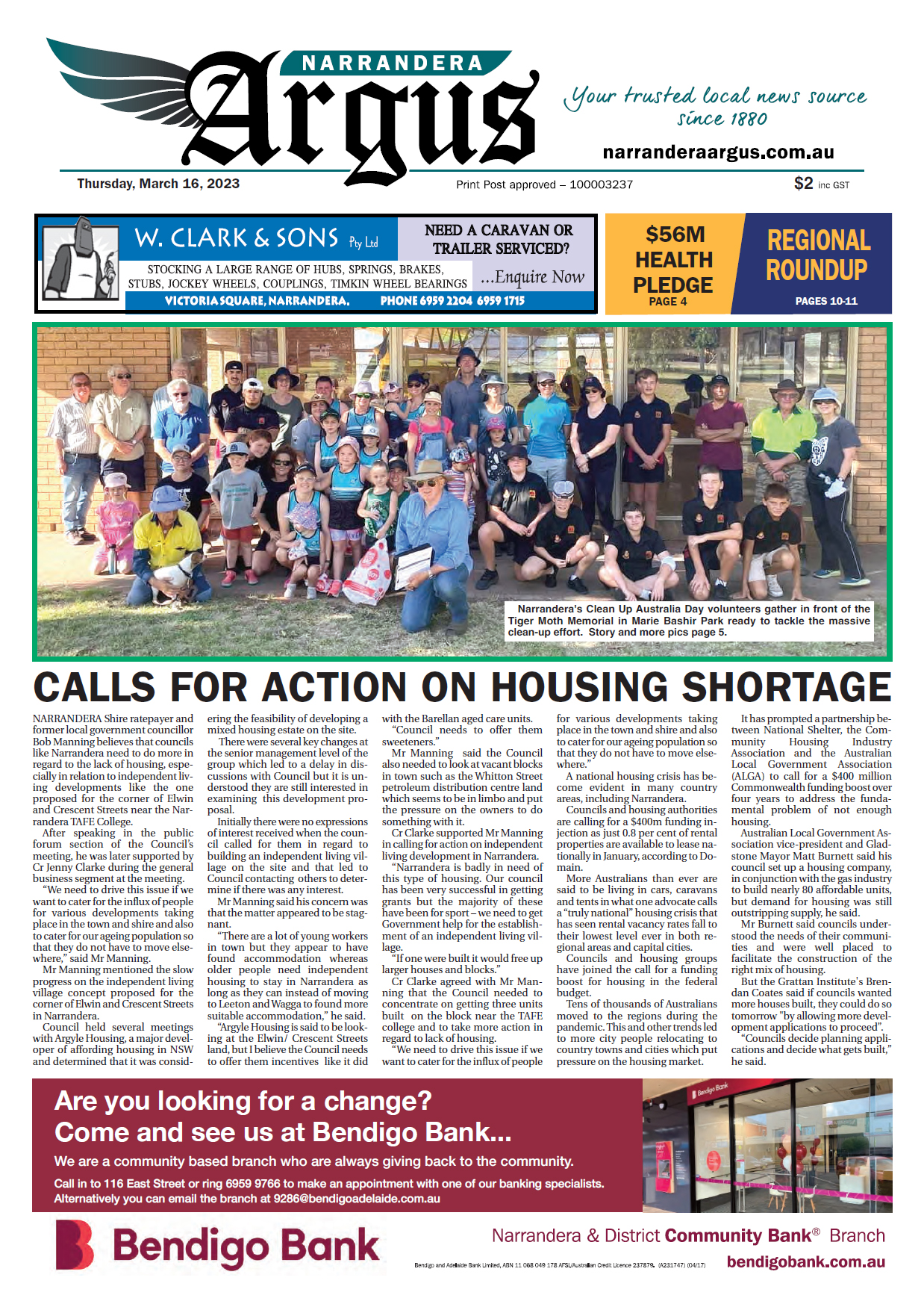 Narrandera Argus 16 March 2023