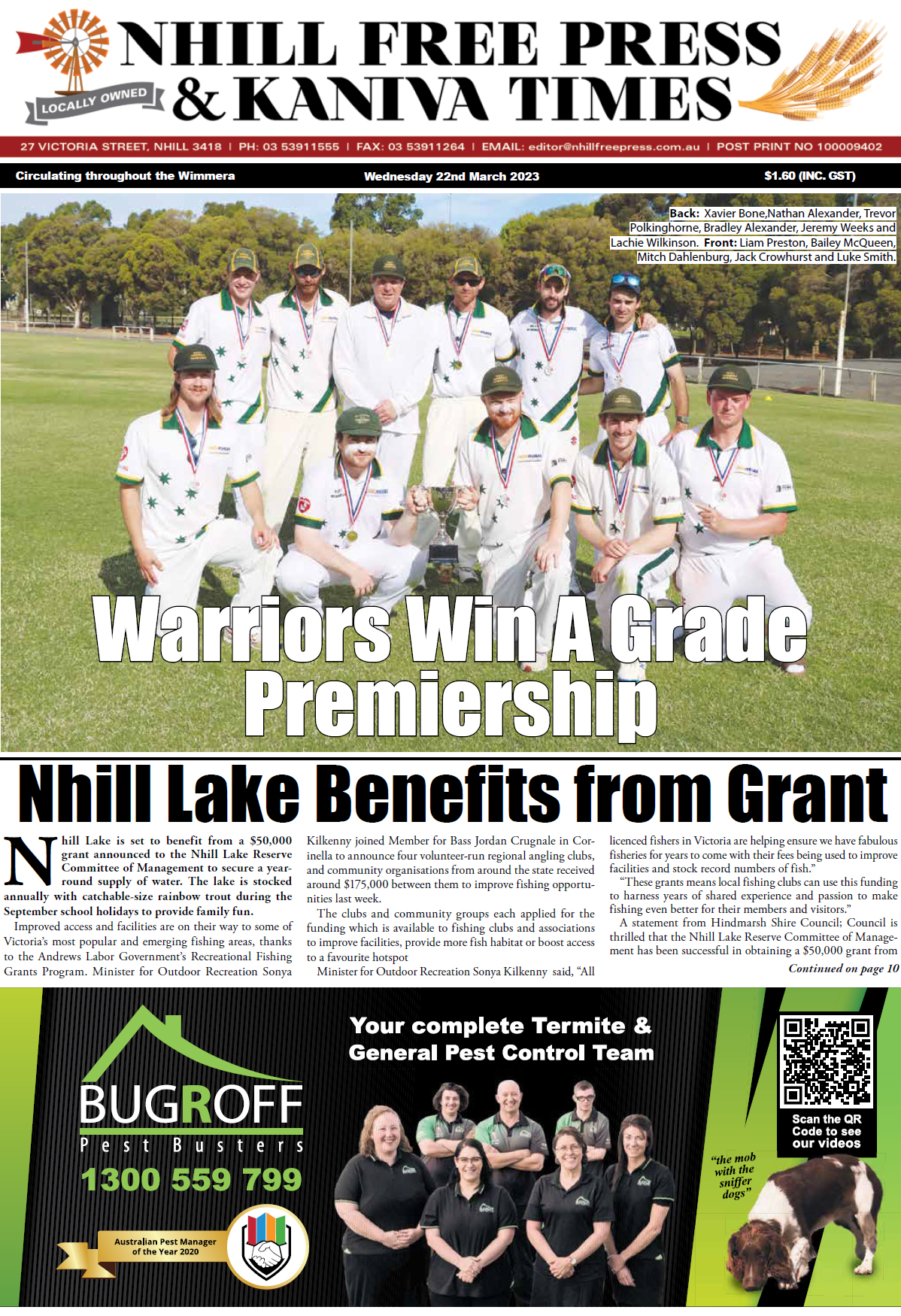 Nhill Free Press & Kaniva Times 22 March 2023