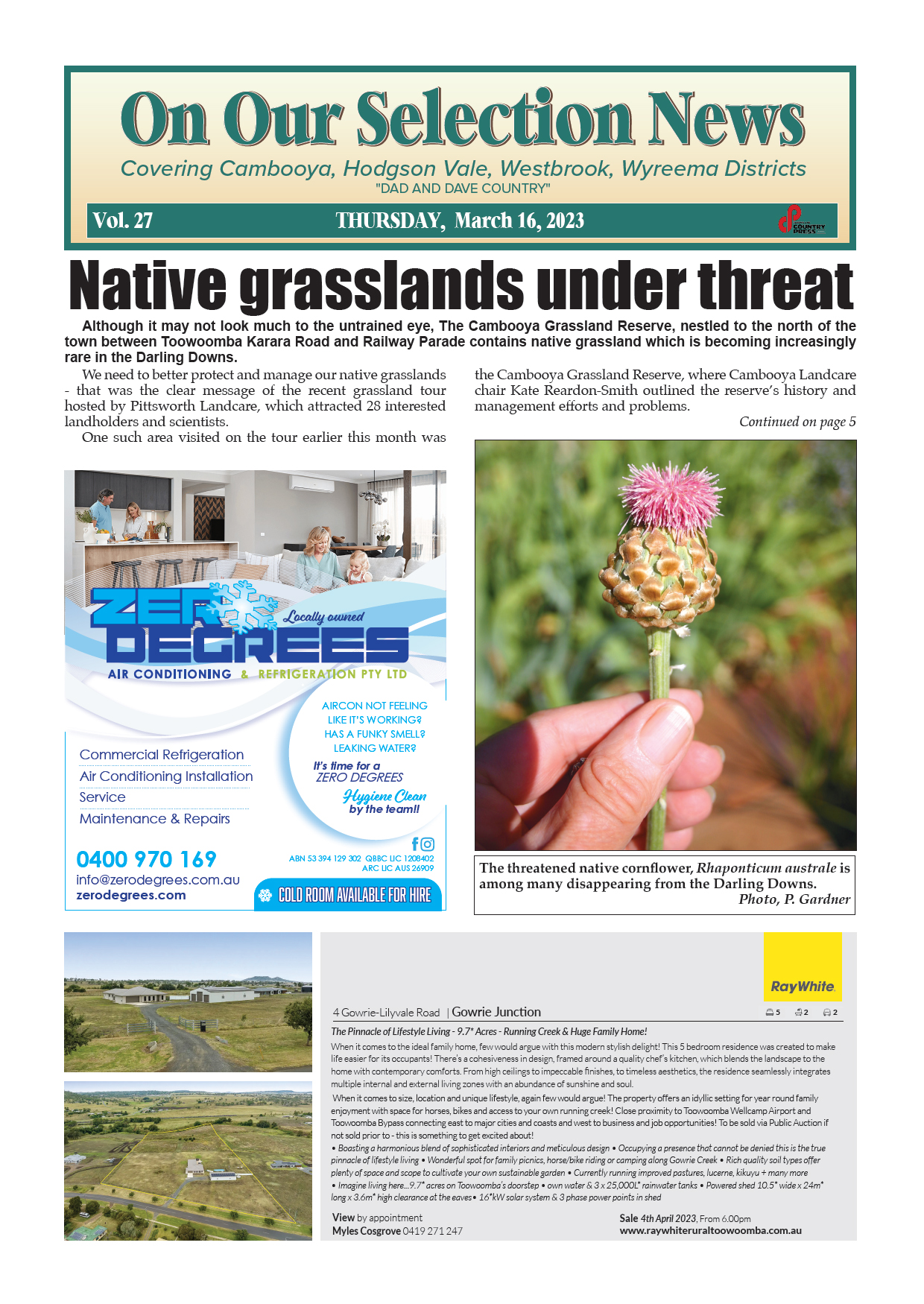 On Our Selection News 16 March 2023