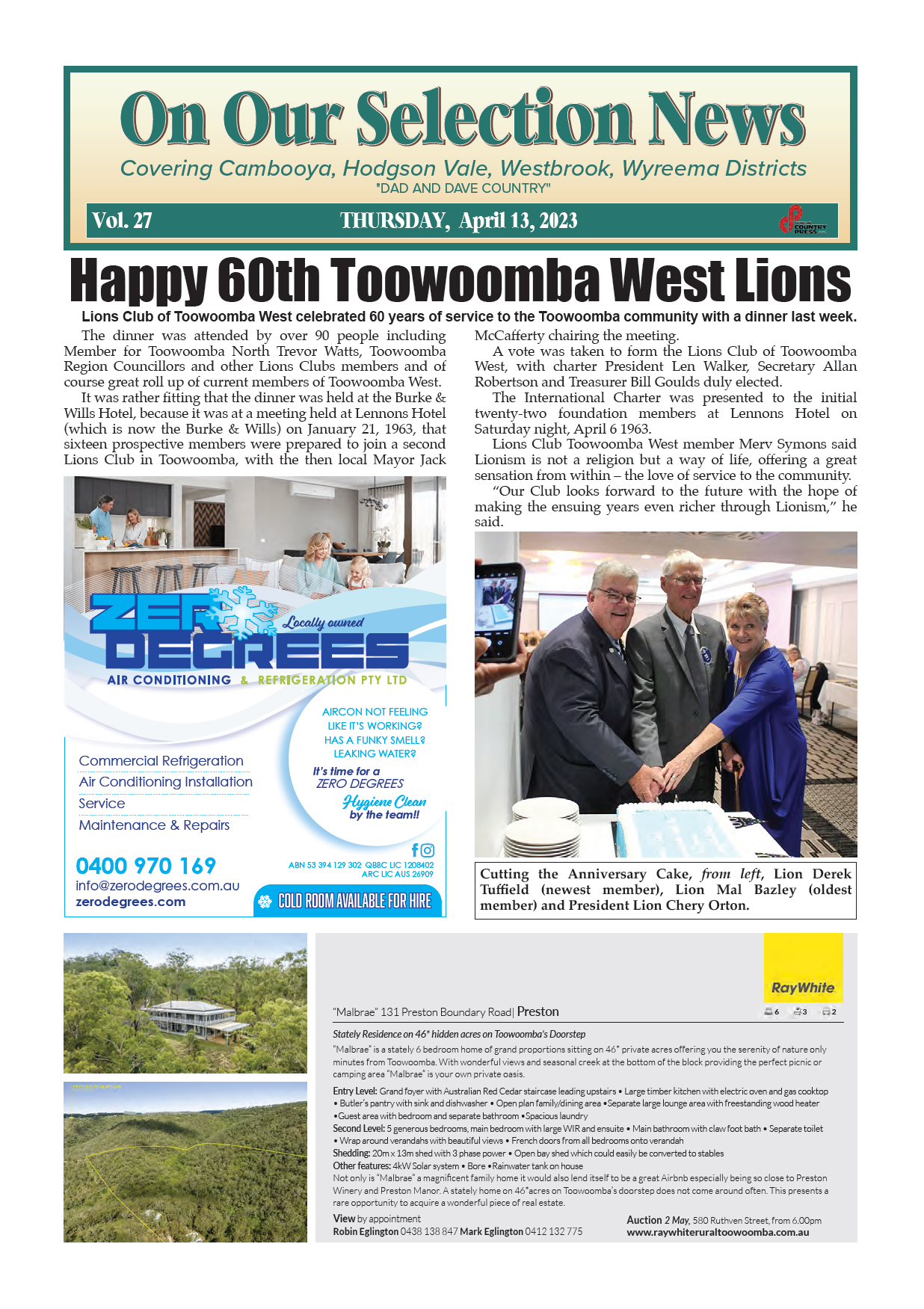 On Our Selection News 13 April 2023