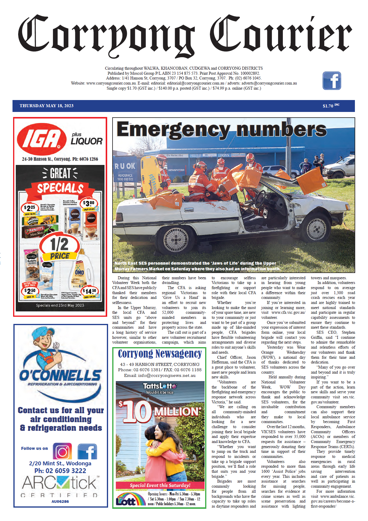 Corryong Courier 18 May 2023