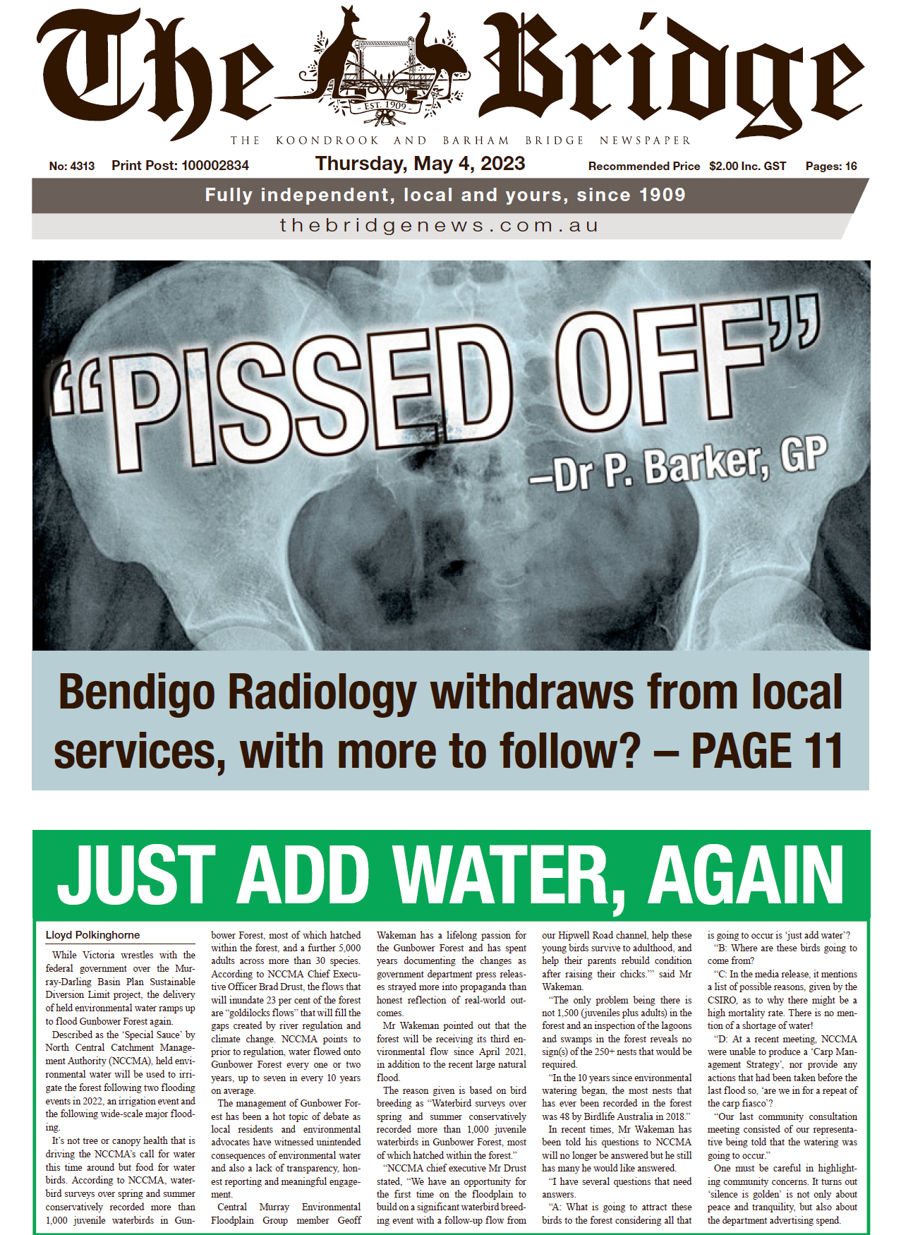 The Koondrook and Barham Bridge Newspaper 4 May 2023